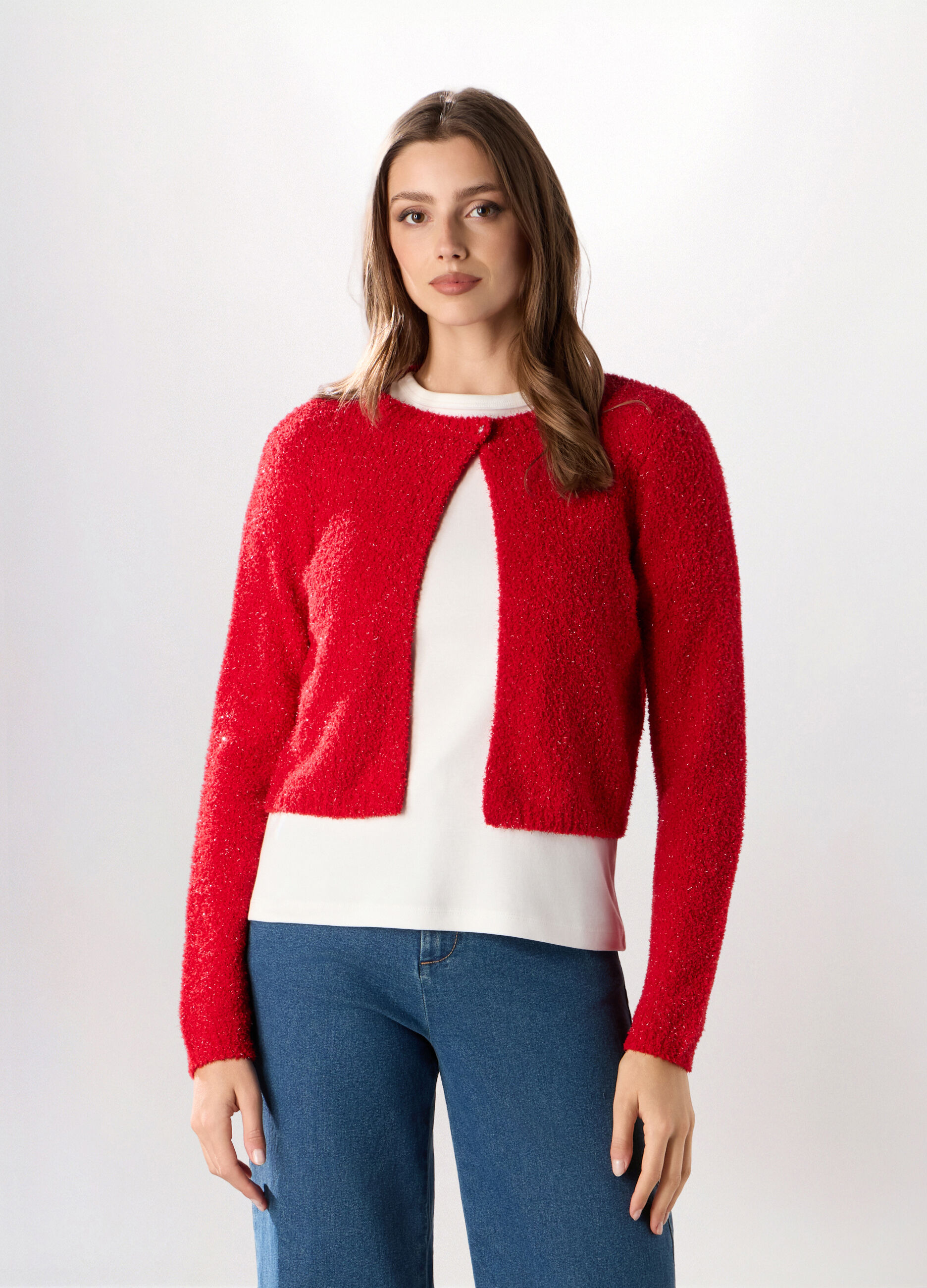Cardigan tricot donna_0