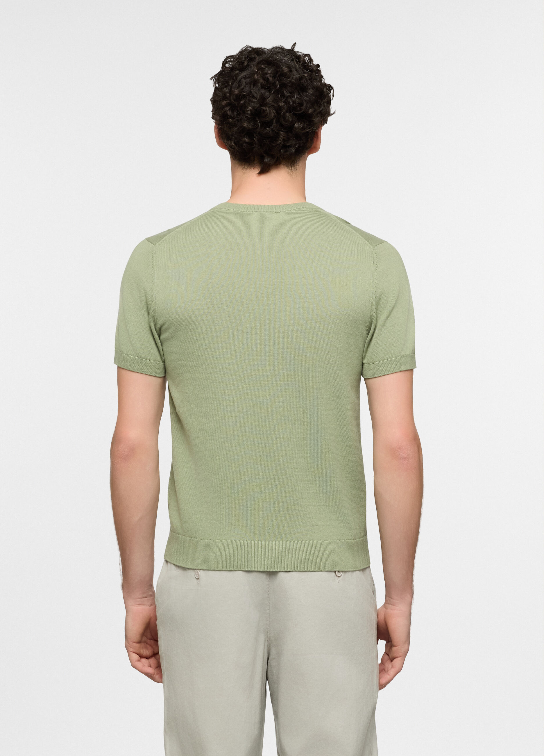Maglietta girocollo a maniche corte uomo_1