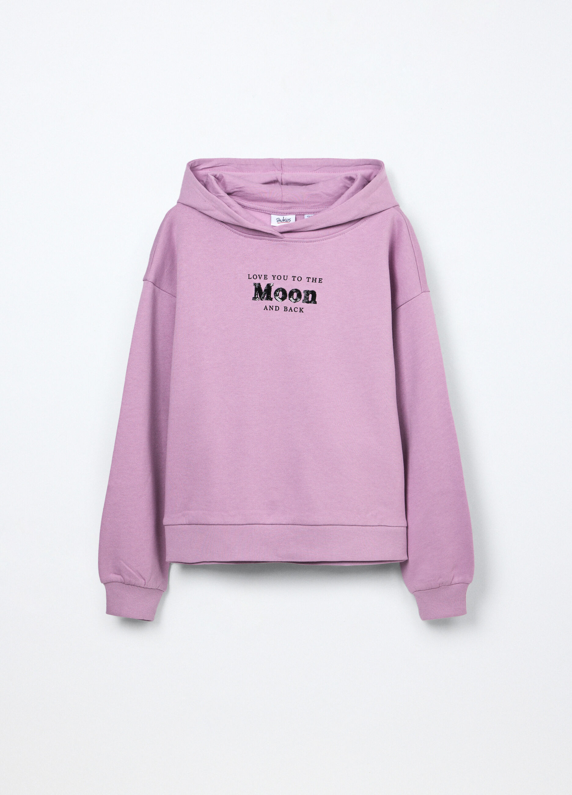 Felpa in puro cotone ragazza_0