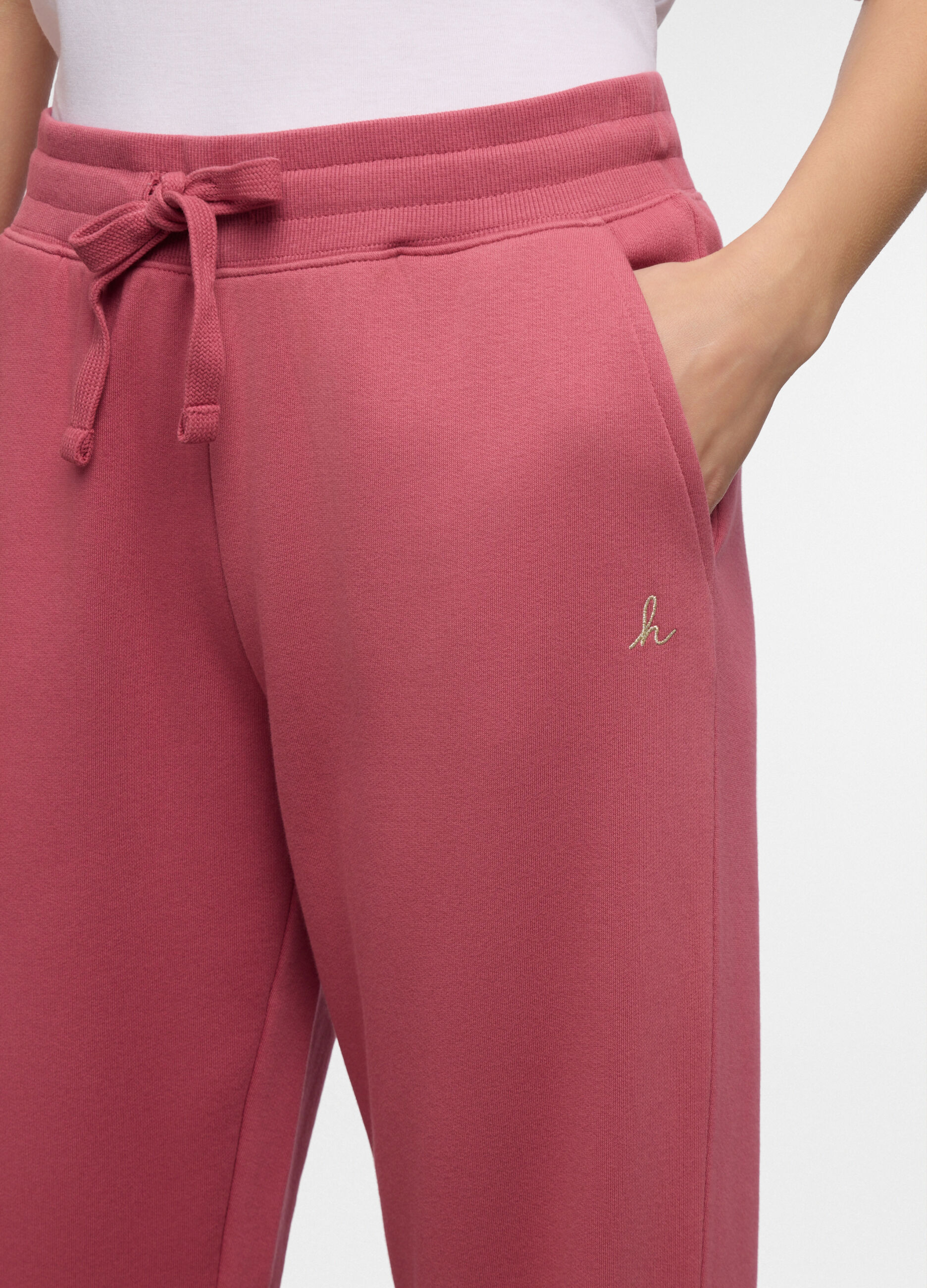 Jogger regular fit in french terry misto cotone donna_2