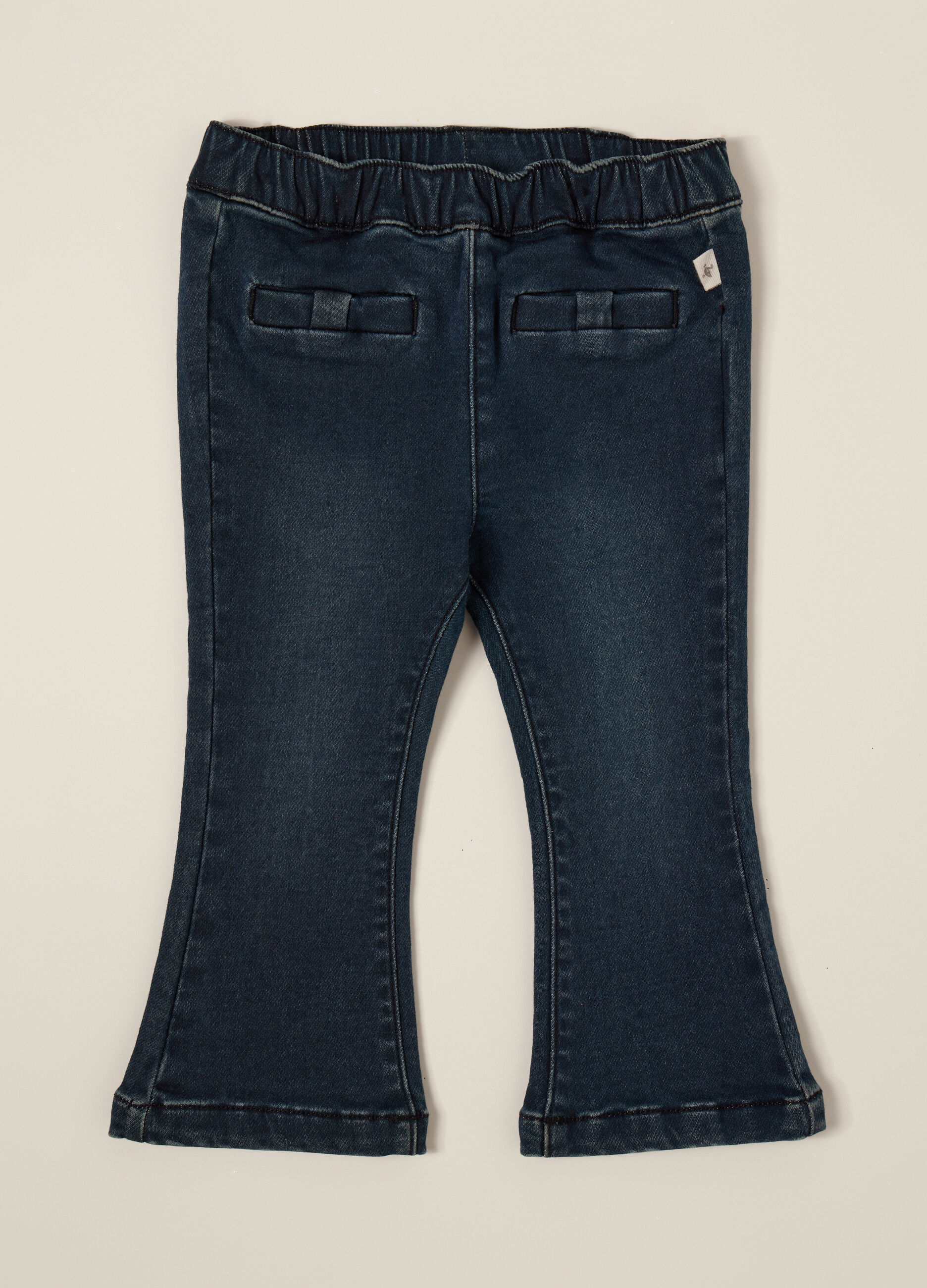 Pantaloni in denim elastizzati per bambina_0