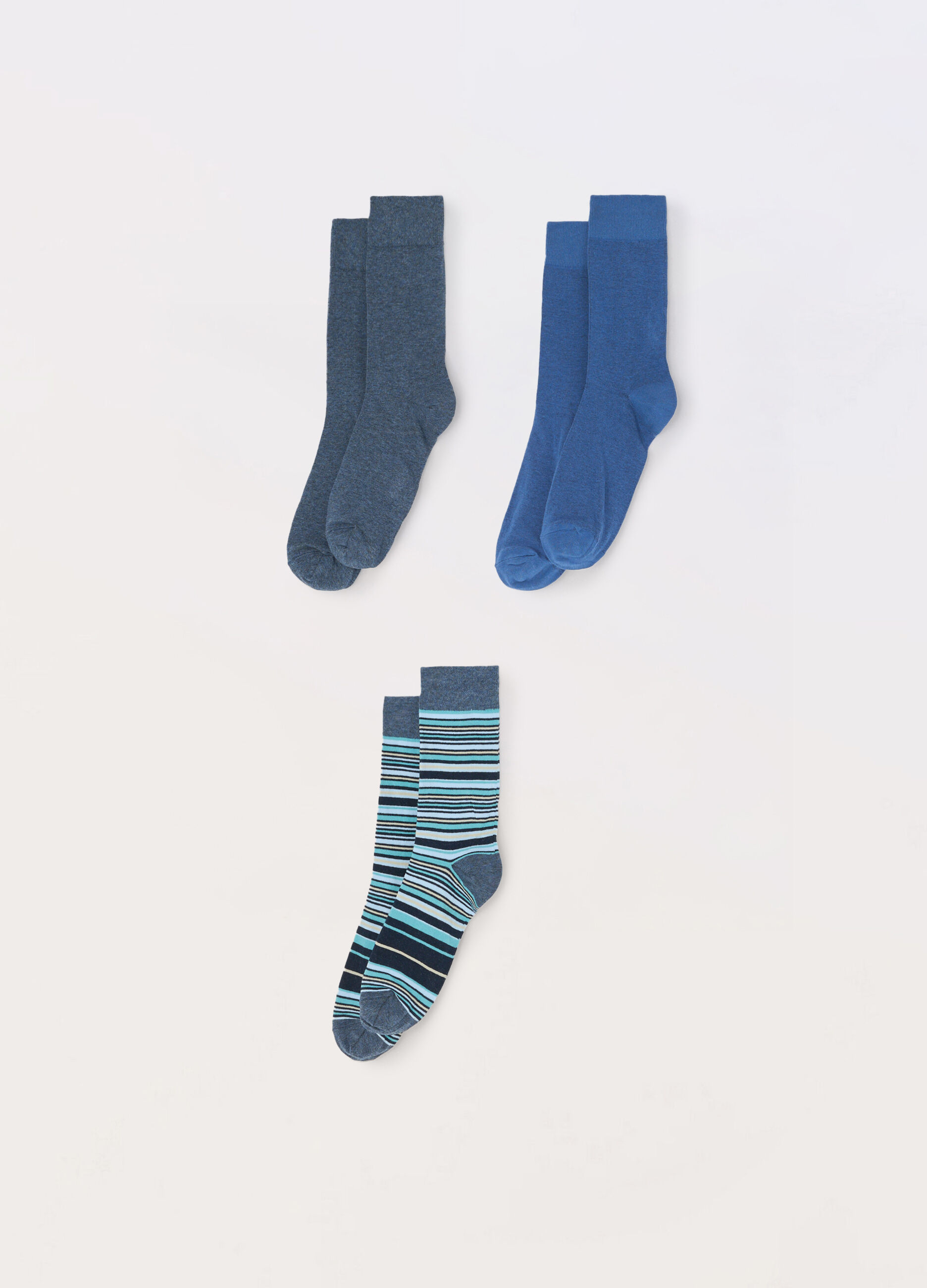 3 pack calze corte in cotone stretch uomo_0
