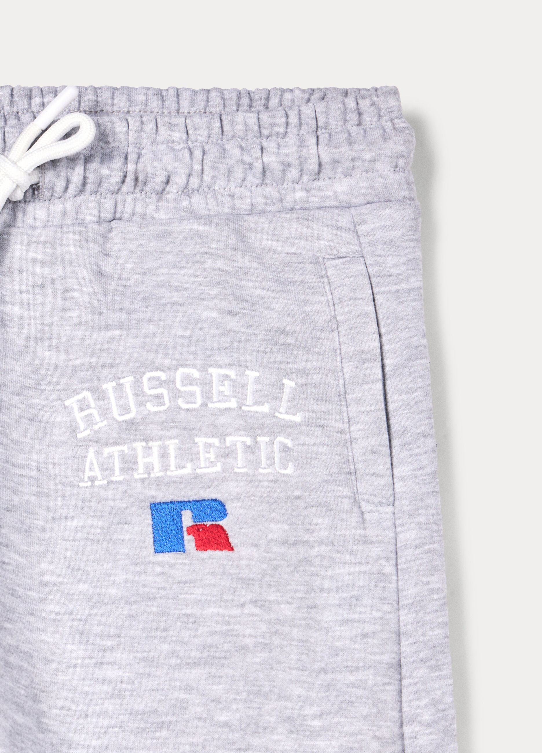 Jogger Russel Athletic in french terry misto cotone ragazzo_2