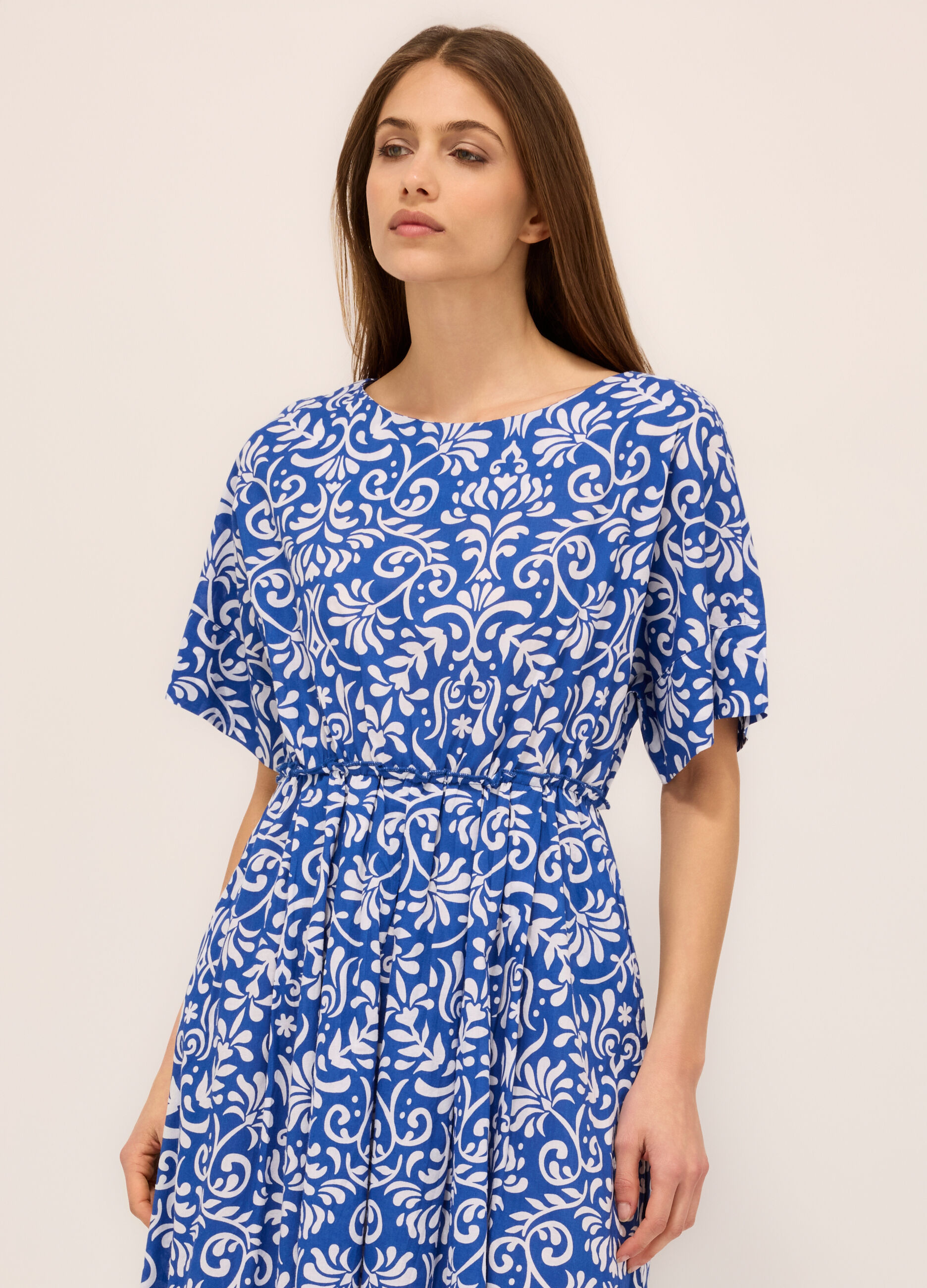 Abito lungo in puro cotone donna_2