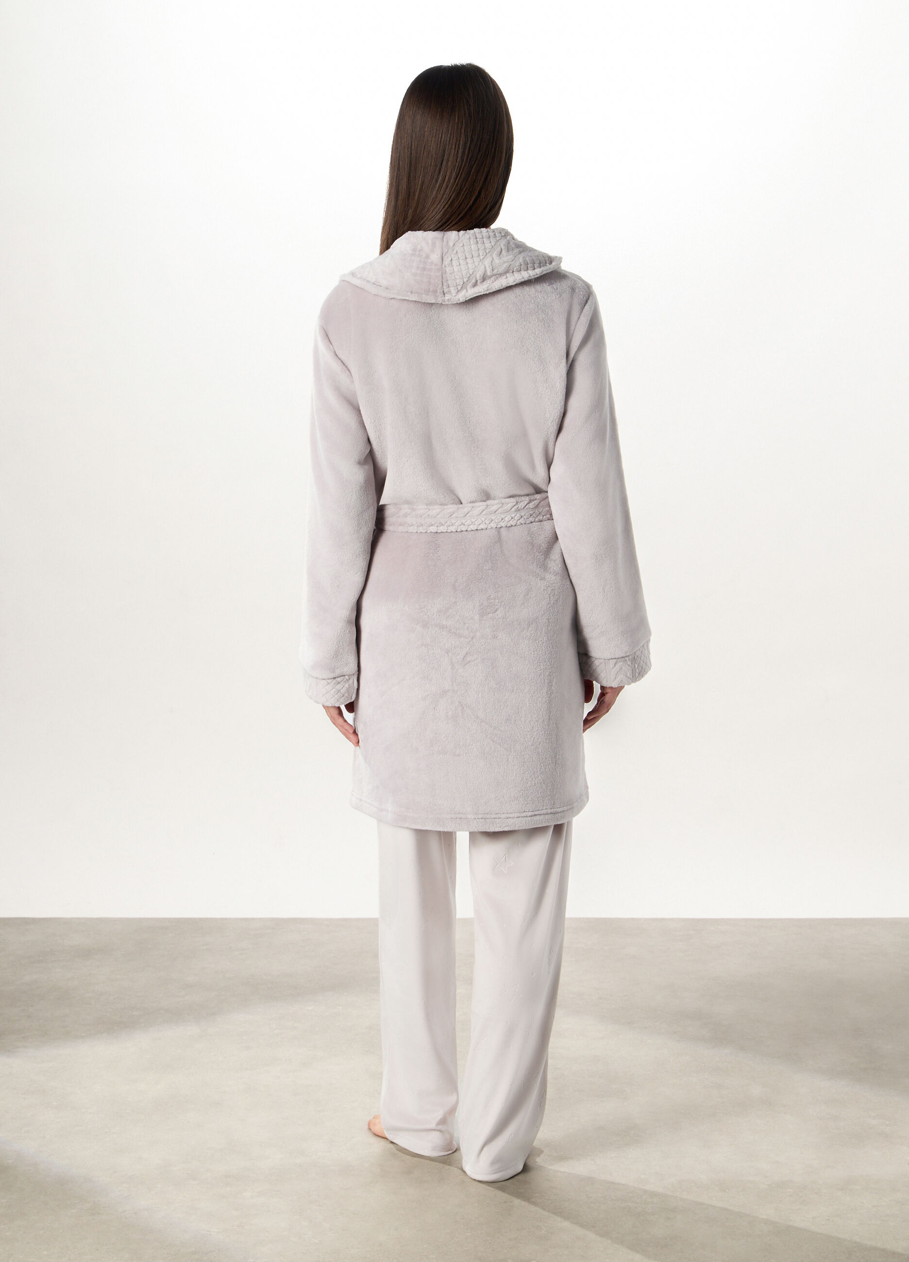 Vestaglia in cora fleece donna_1