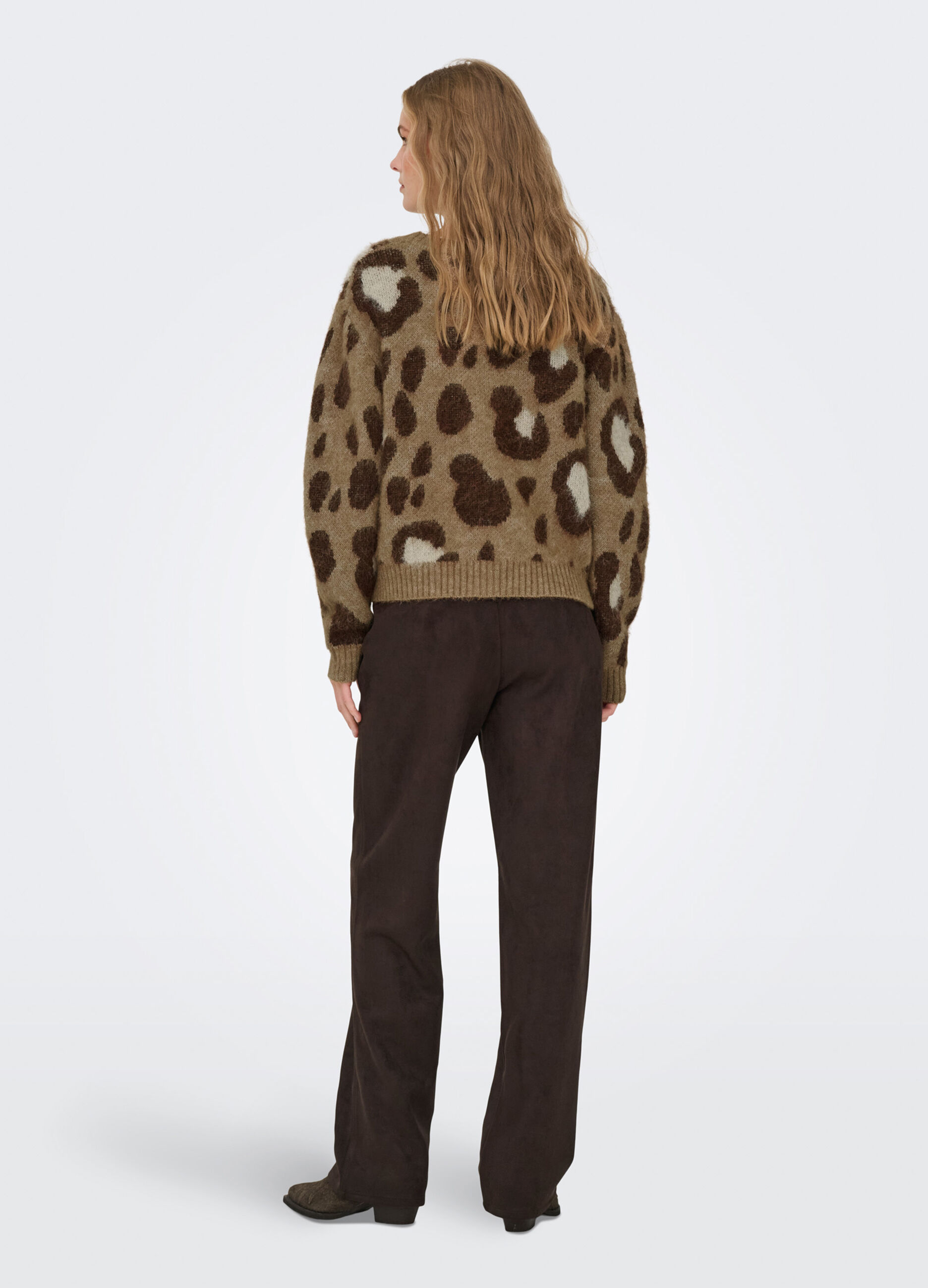 Cardigan animalier donna_1