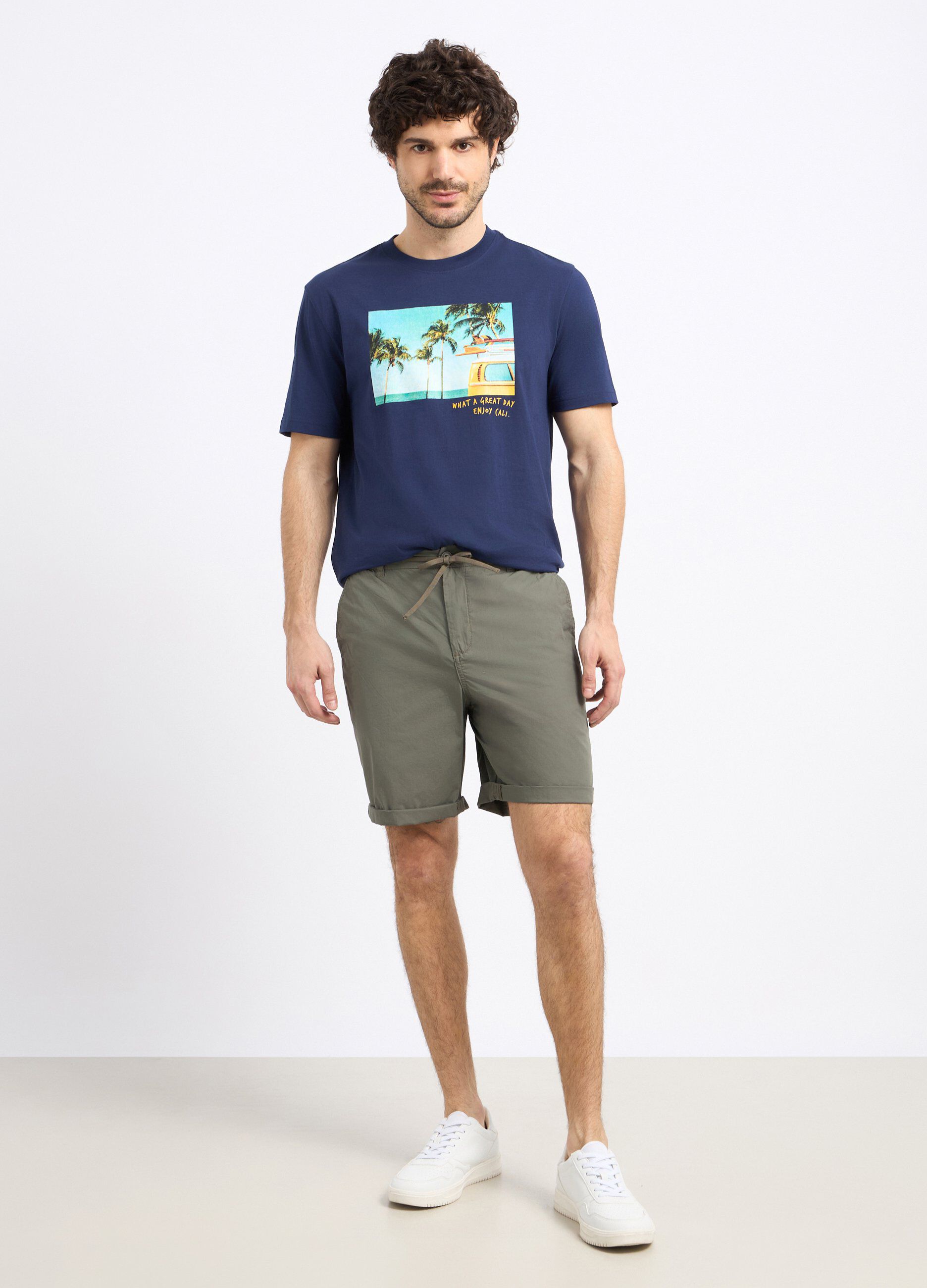 Shorts in puro cotone uomo_0