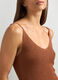 Canotta tricot in misto viscosa con filo lurex donna_2