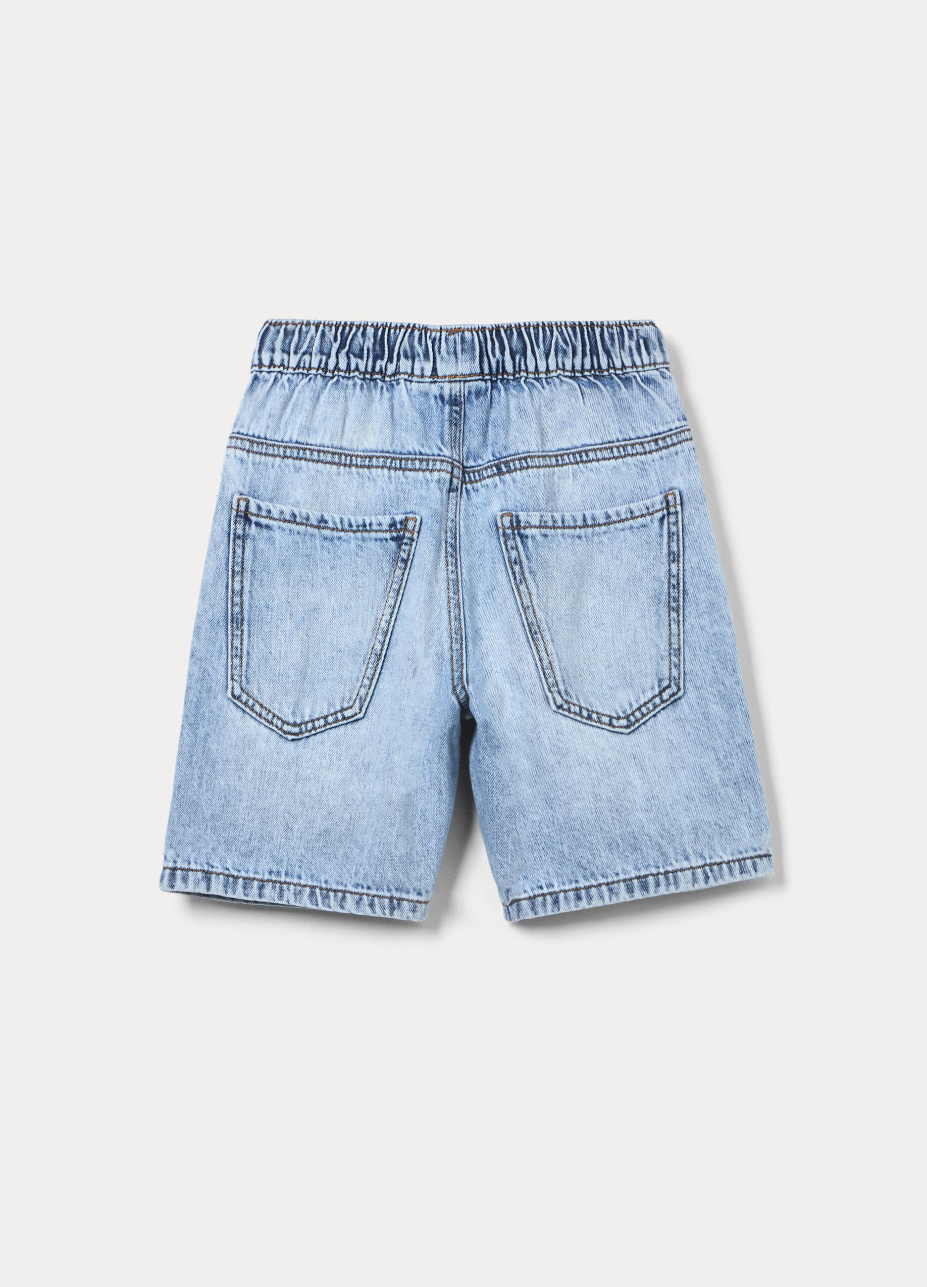 Jogger Marvel in denim bambino_1