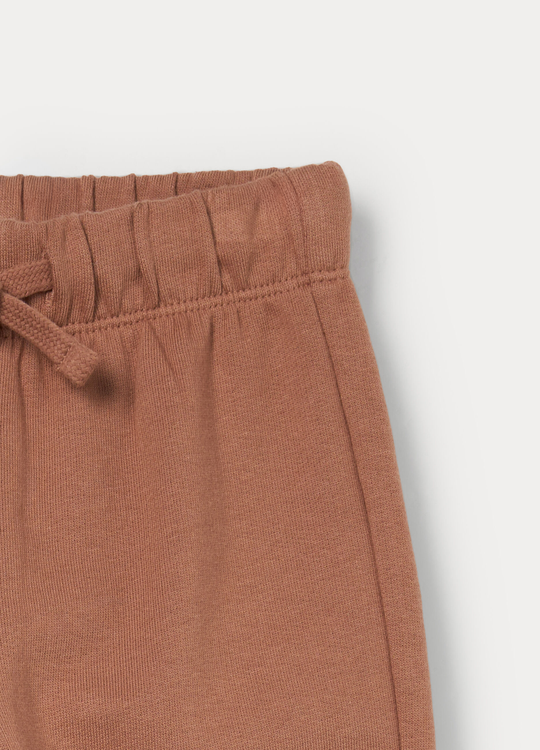 Jogger in french terry di puro cotone bimbo_2