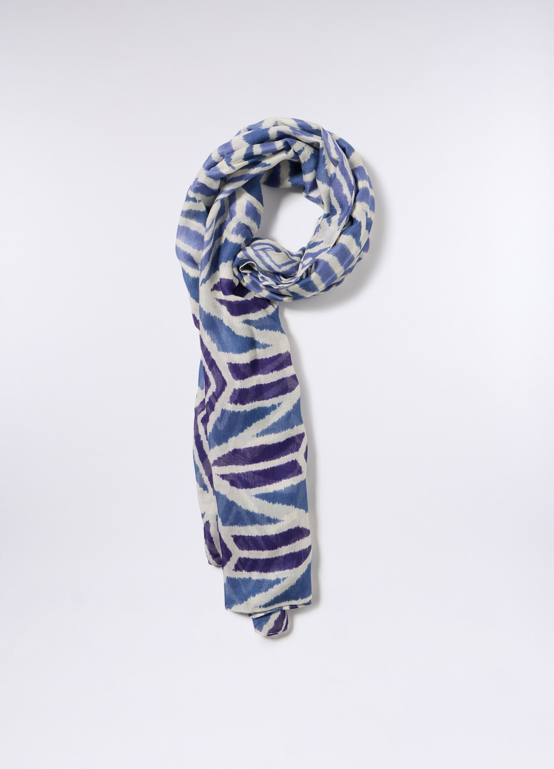 Sciarpa con stampa donna_0