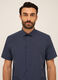 Camicia a maniche corte in misto cotone uomo_2