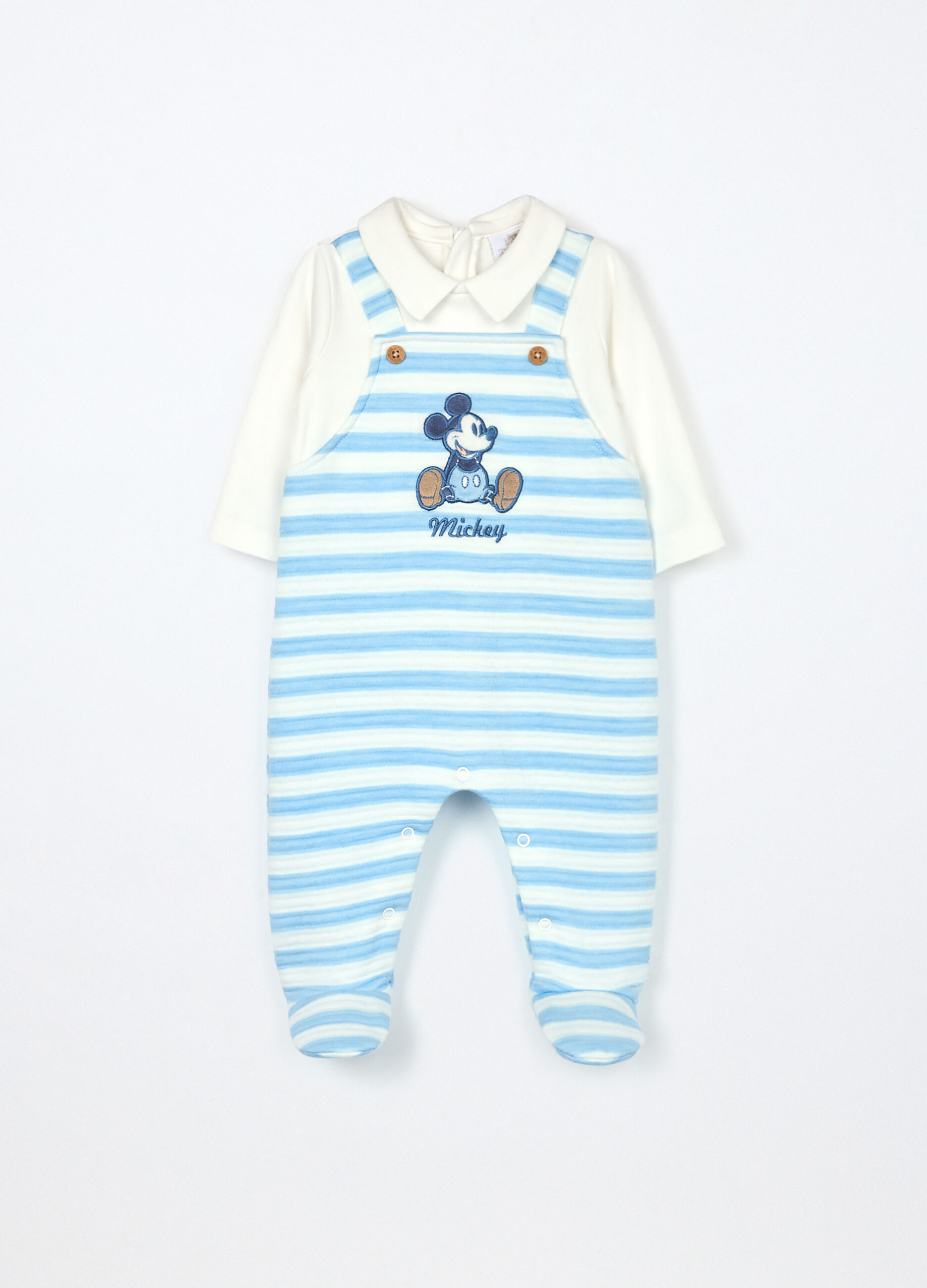 Tutina matelassé misto cotone neonato_0