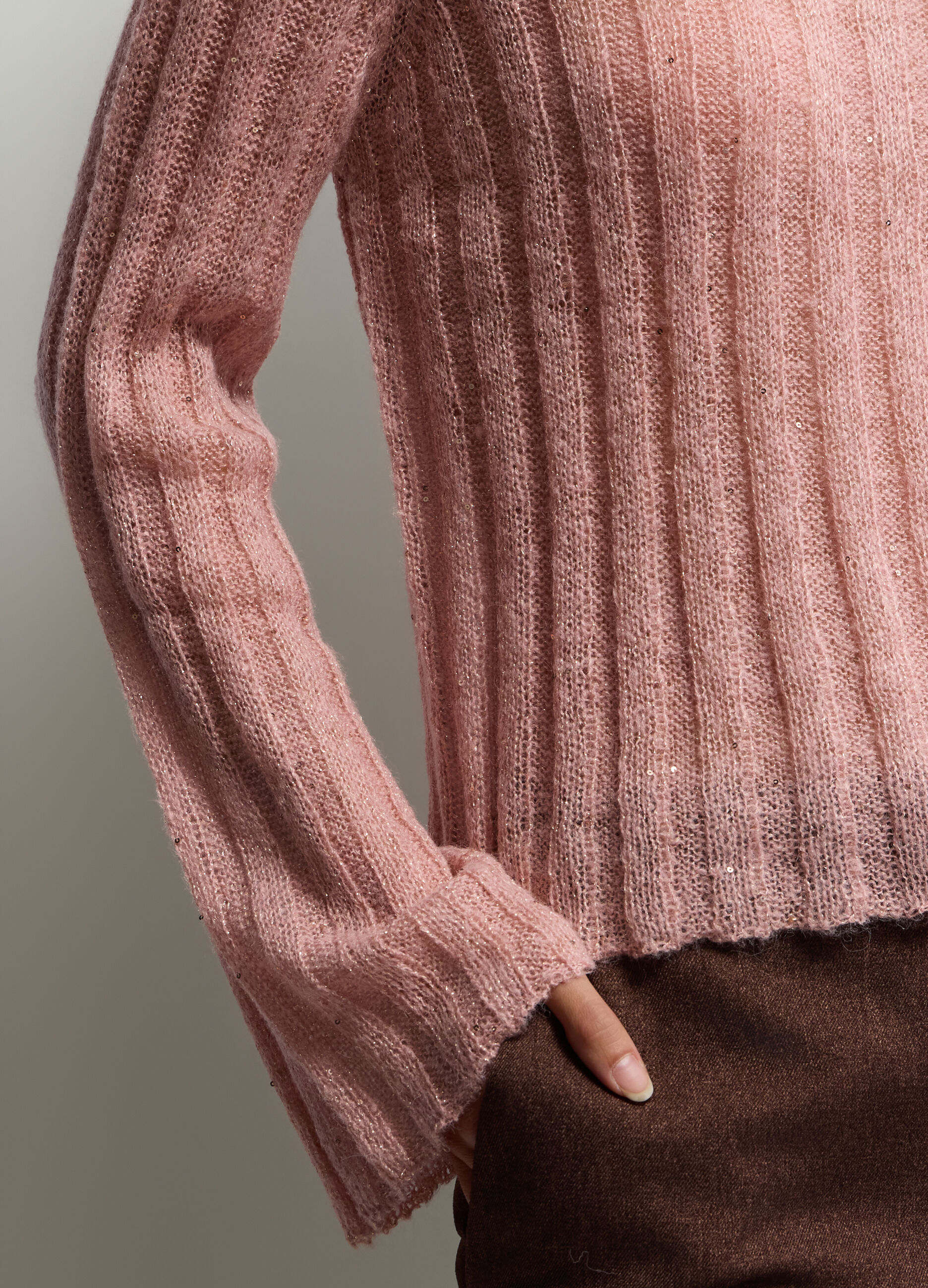 Pullover girocollo jacquard donna_2