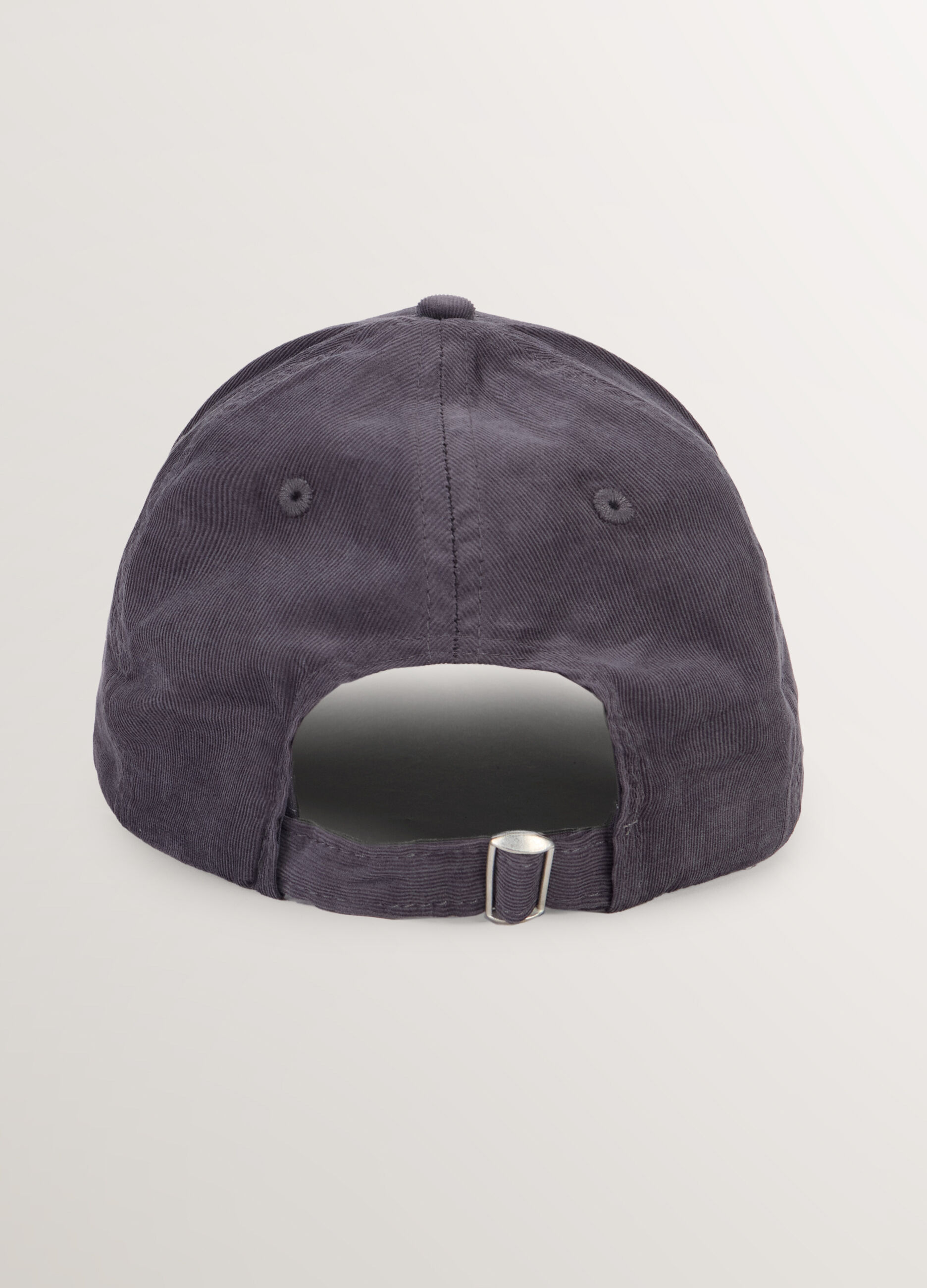 Cappello baseball in velluto a coste con logo uomo_1
