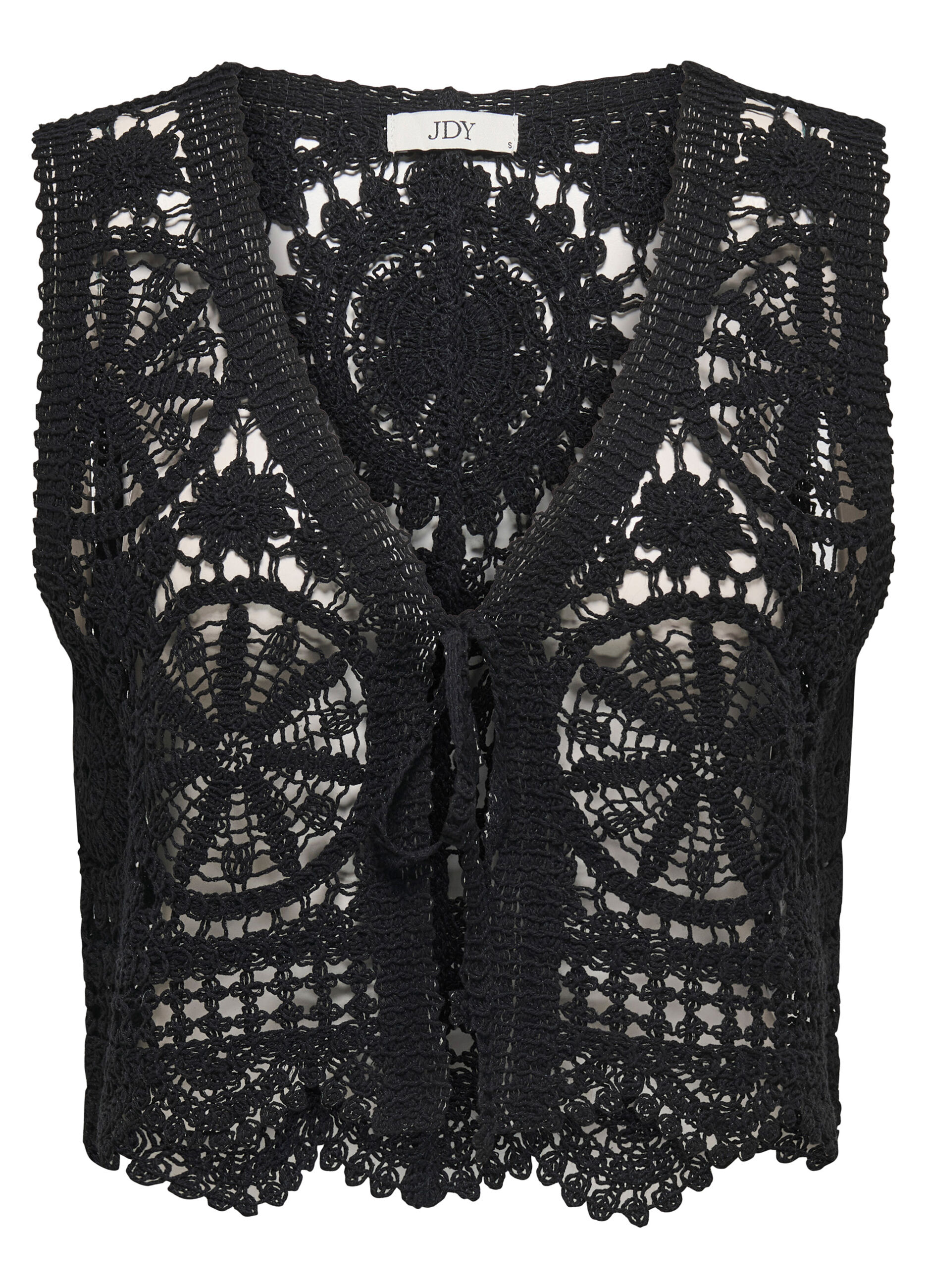 Cardigan smanicato tricot donna_0