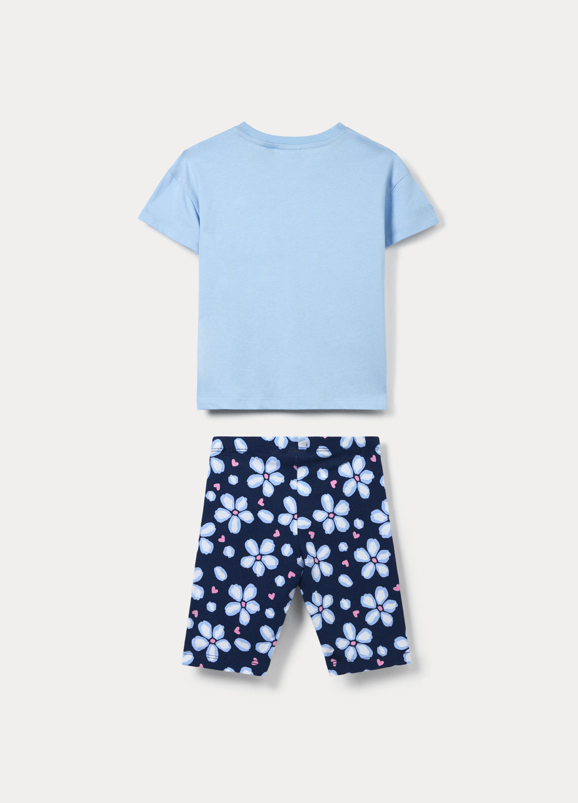 Jogging set in jersey di puro cotone bambina_1