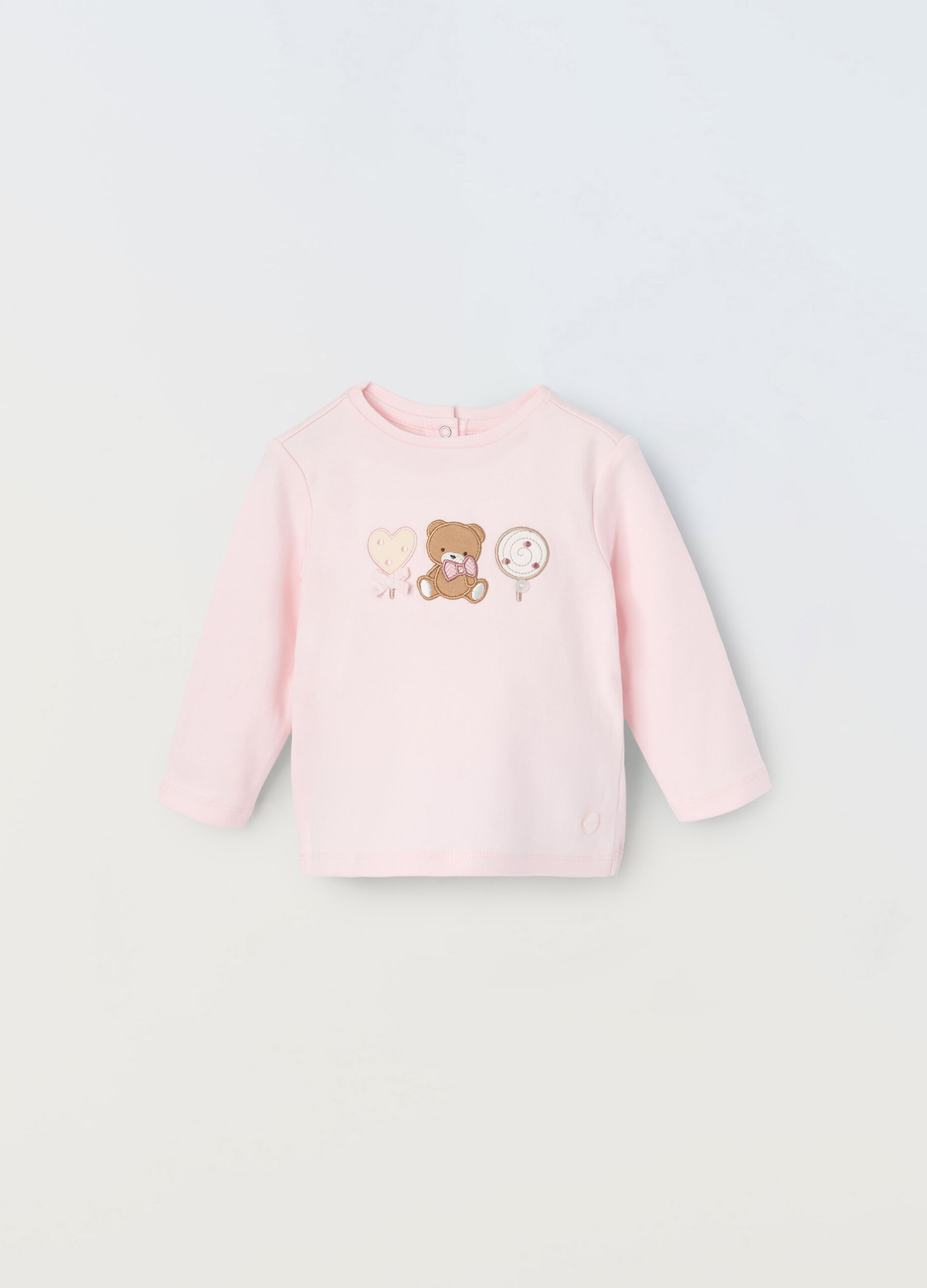 T-shirt in puro cotone neonata_0