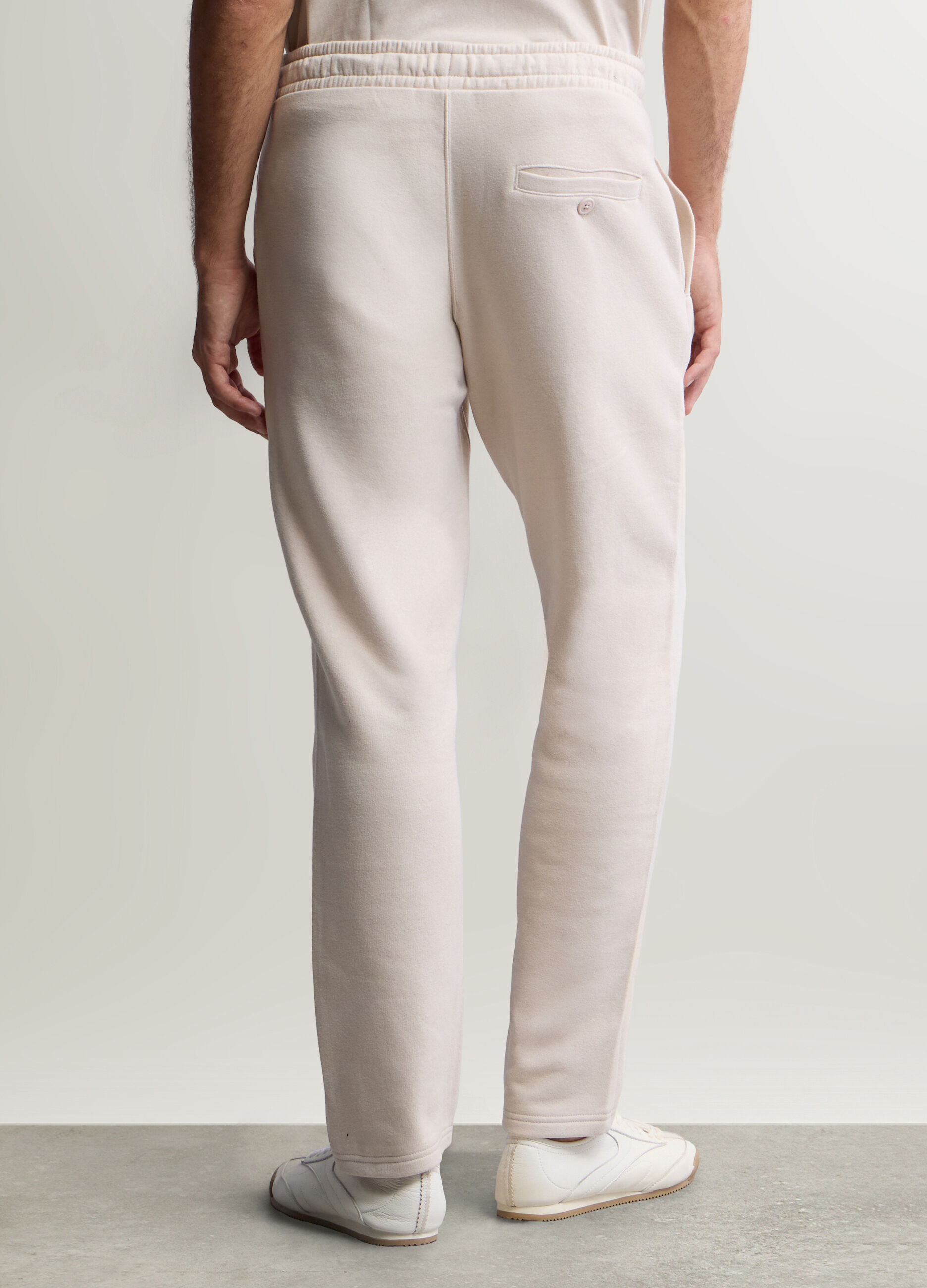 Jogger in felpa misto cotone uomo_2
