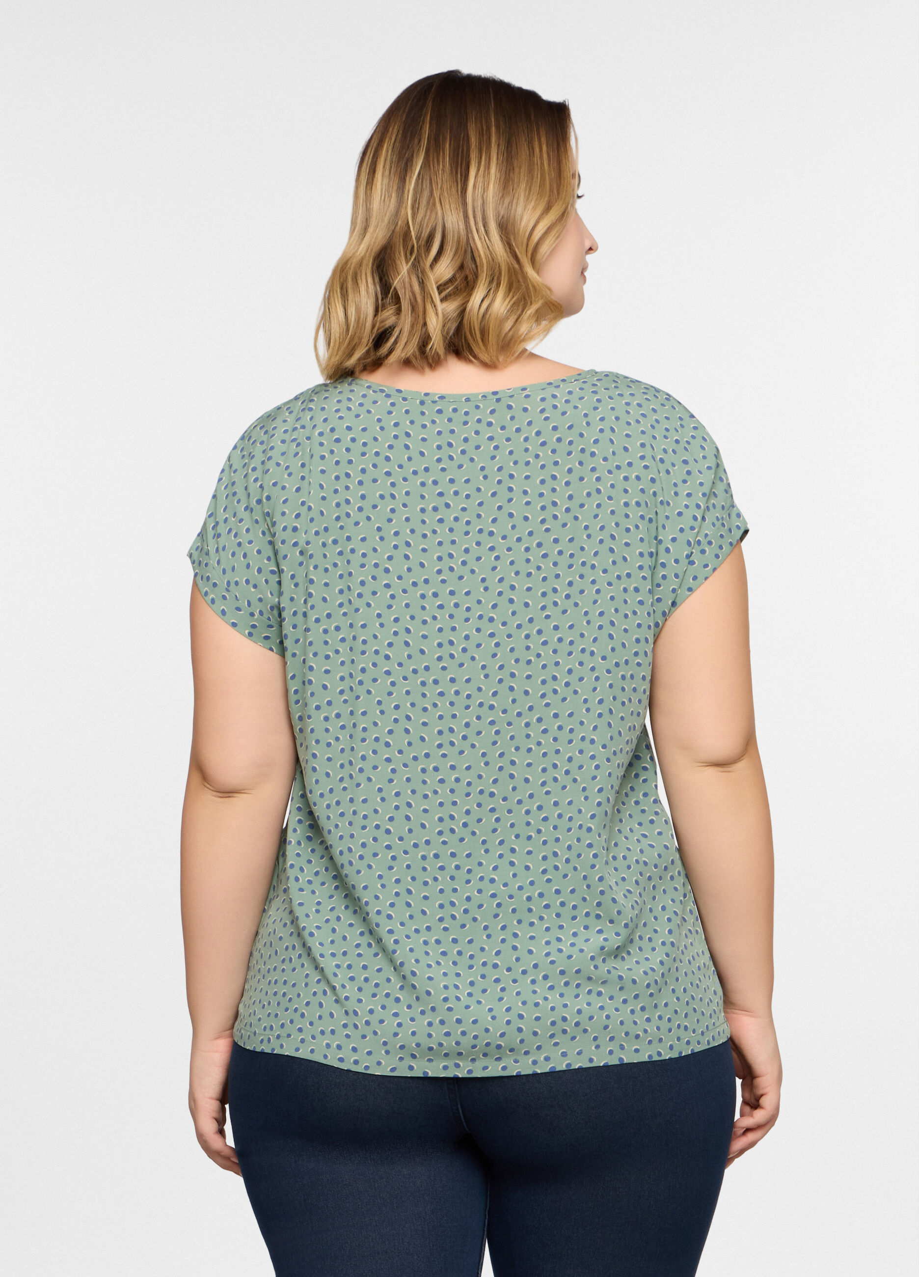 T-shirt girocollo donna curvy_1