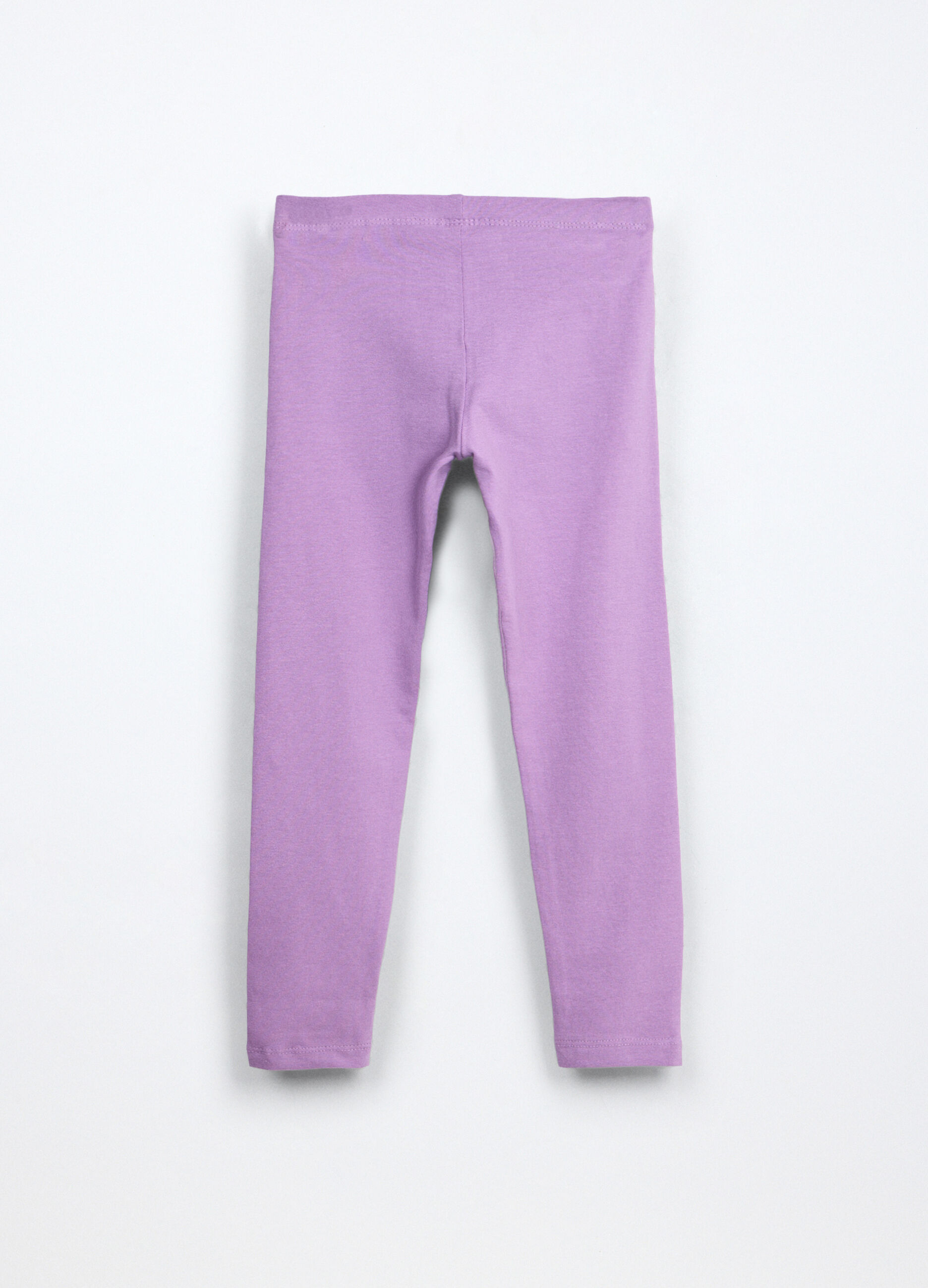 Leggings in cotone stretch bambina_0