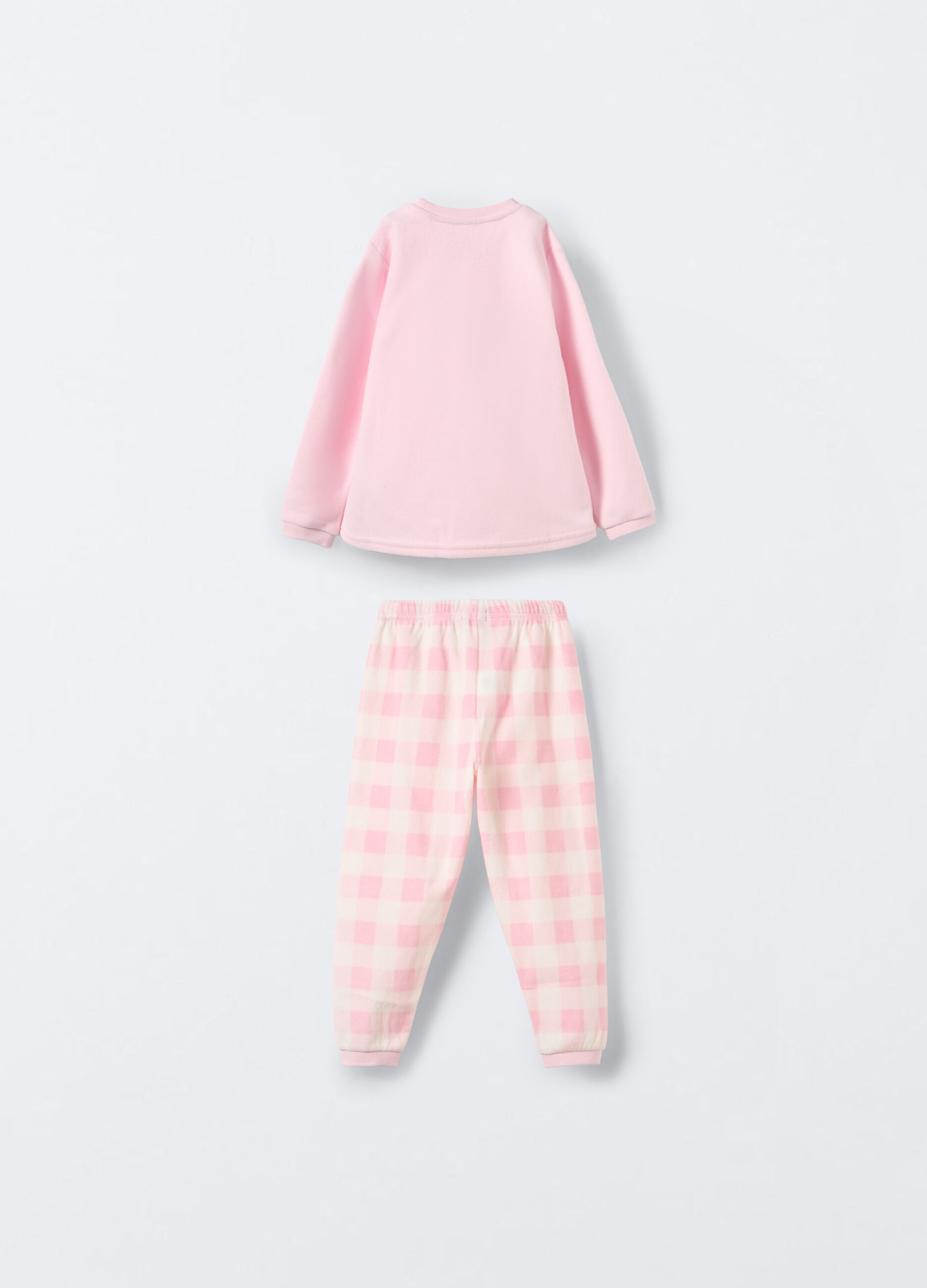 Set pigiama lungo in pile bambina_1