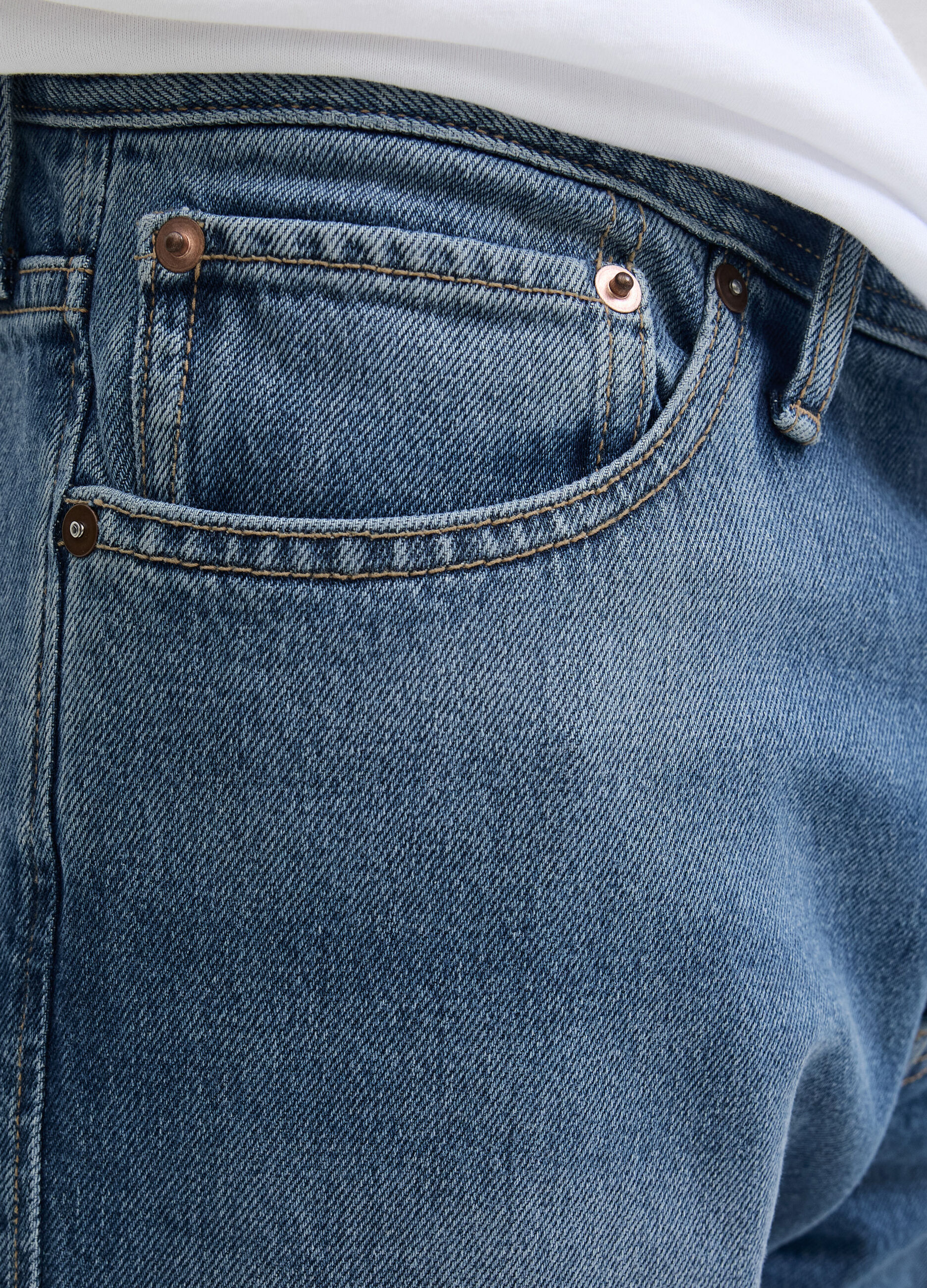 Jeans regular fit in denim uomo_5