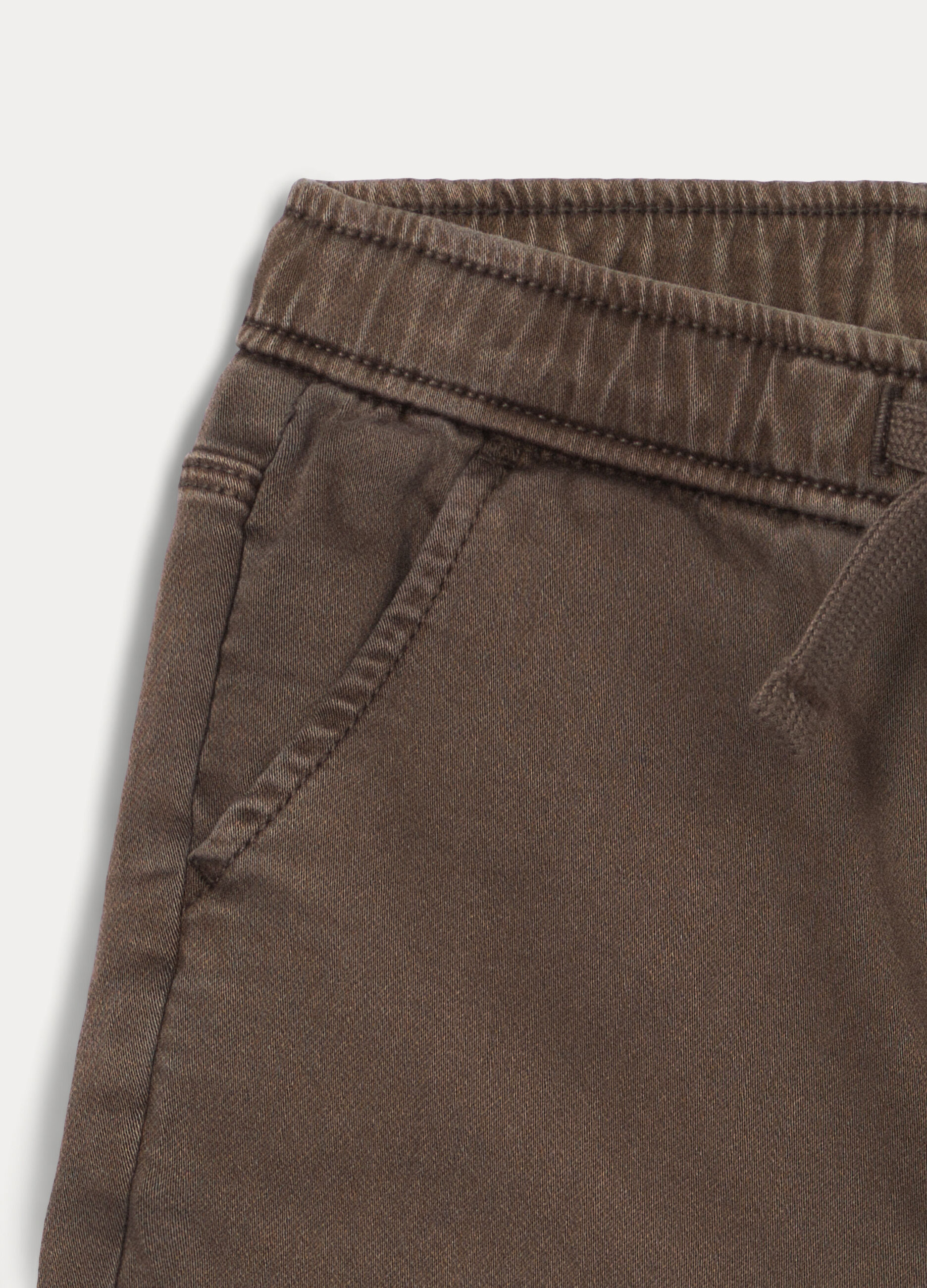 Jogger in denim misto cotone bimbo_2