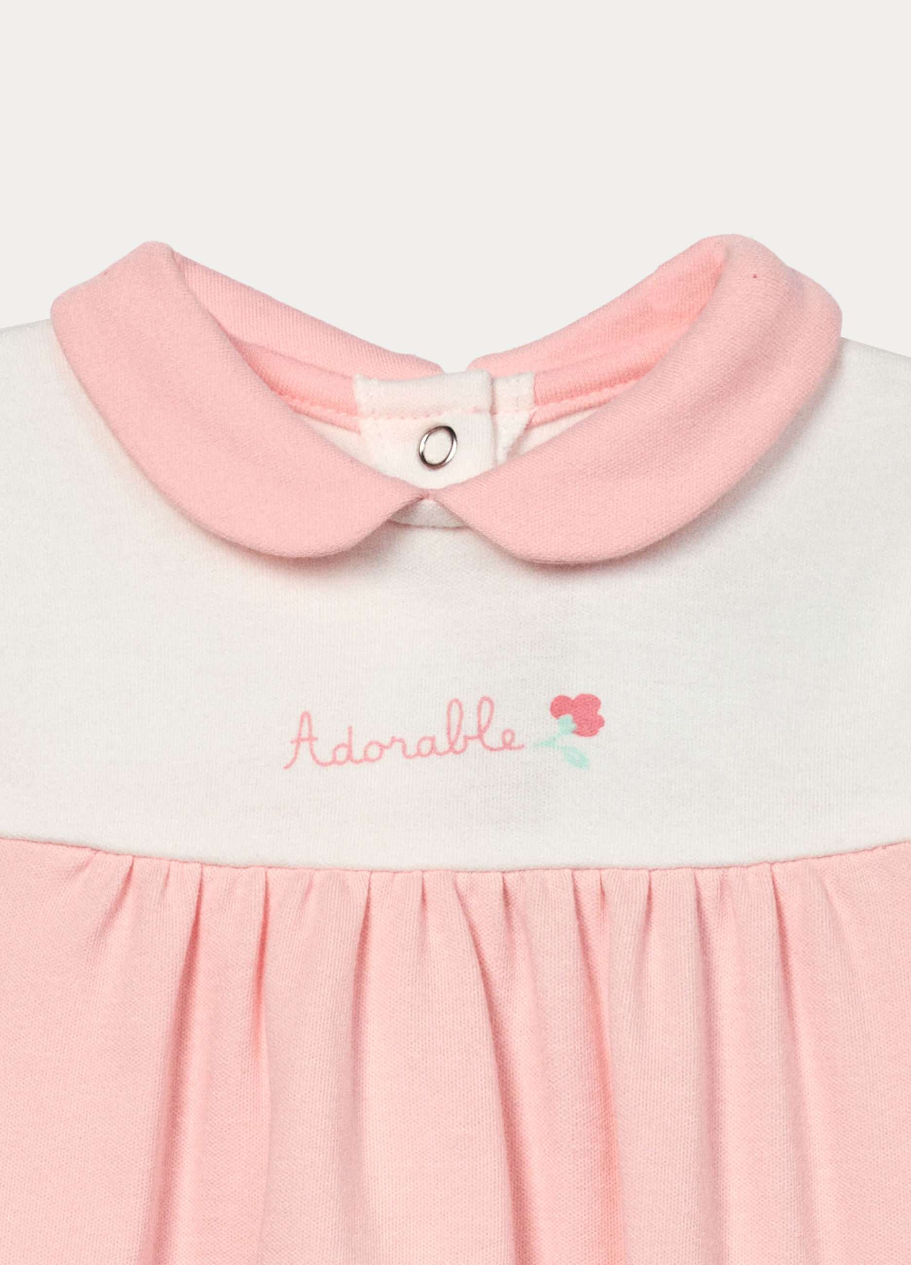 Tutina in interlock di puro cotone neonata_2