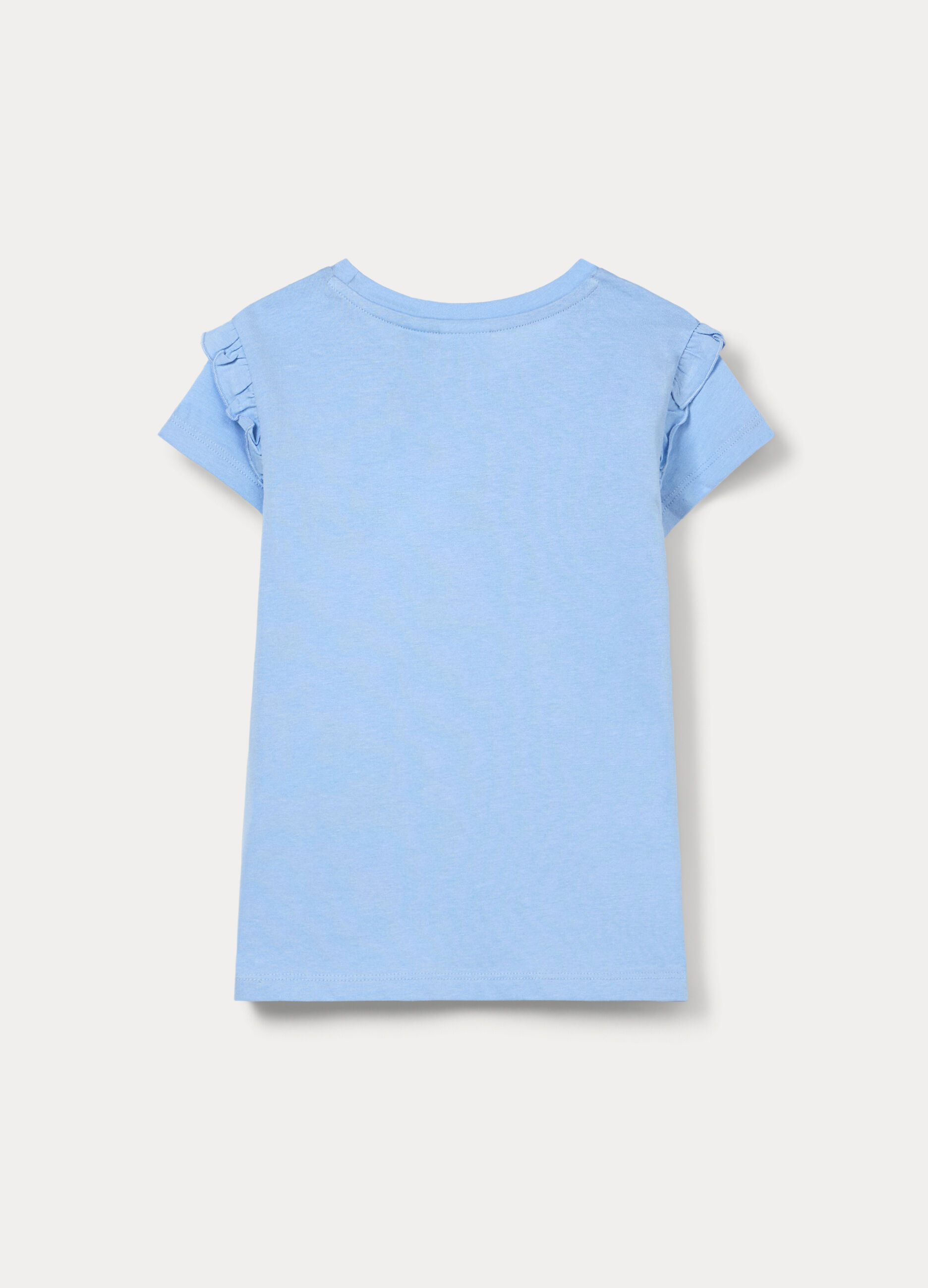 T-shirt in jersey di puro cotone bambina_1