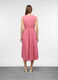 Vestito midi smanicato con scollo V in puro cotone donna_1