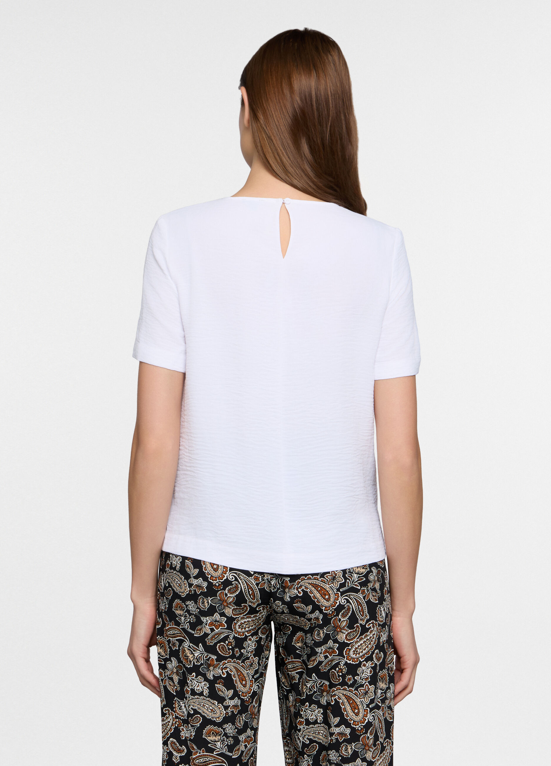 Blusa girocollo regular fit donna_1