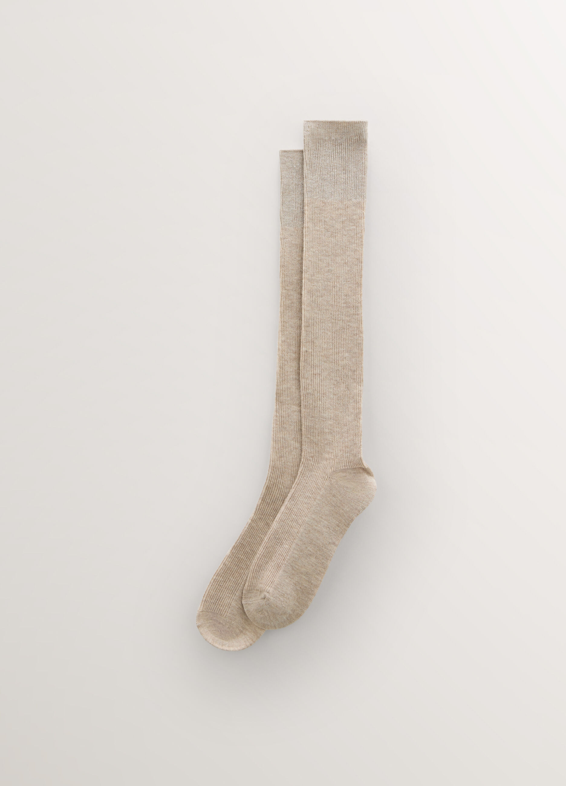 Calze lunghe misto lana con filo lurex donna_0