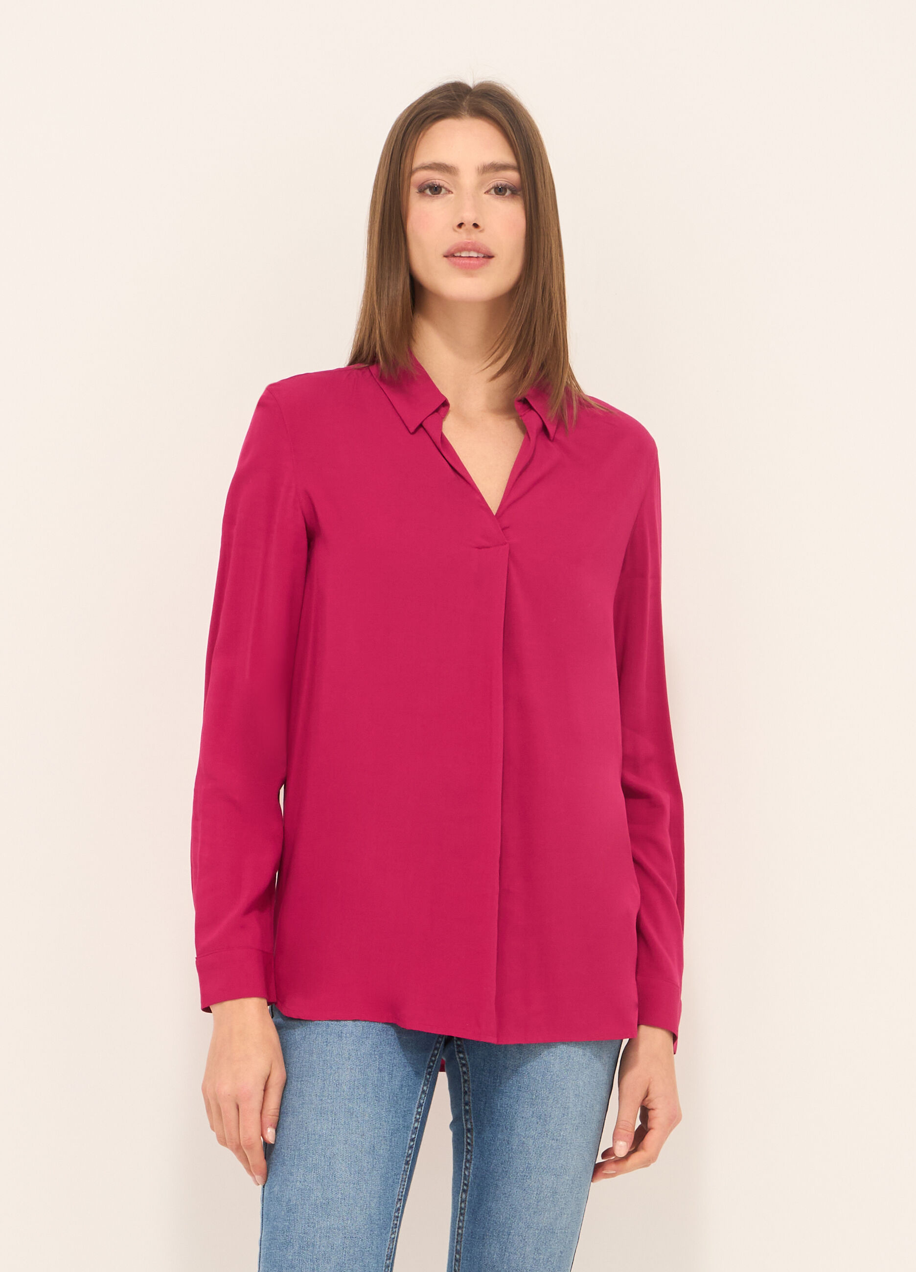 Blusa in pura viscosa donna_0