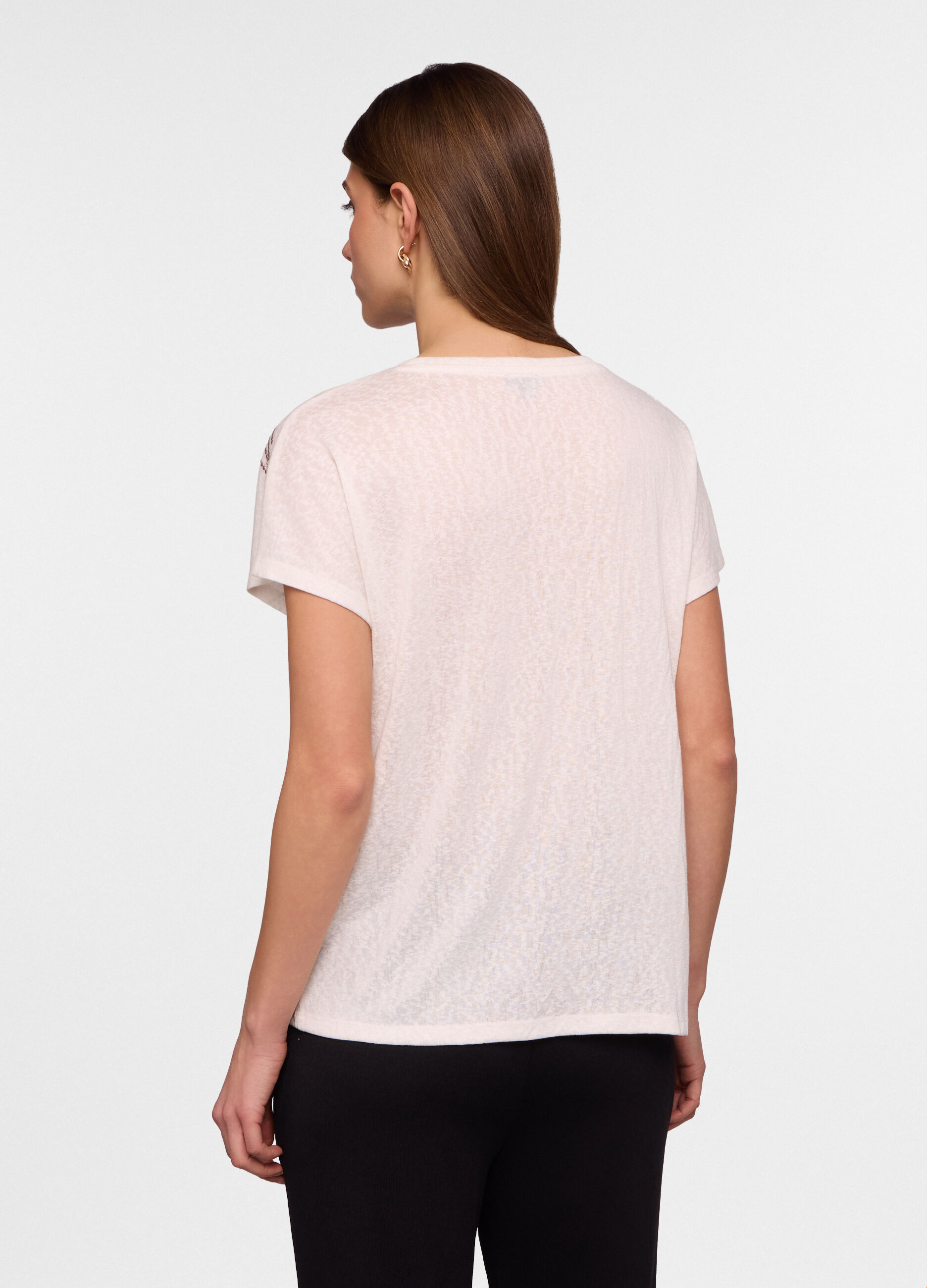 T-shirt girocollo donna_1