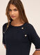 Tricot misto viscosa a maniche corte donna_2