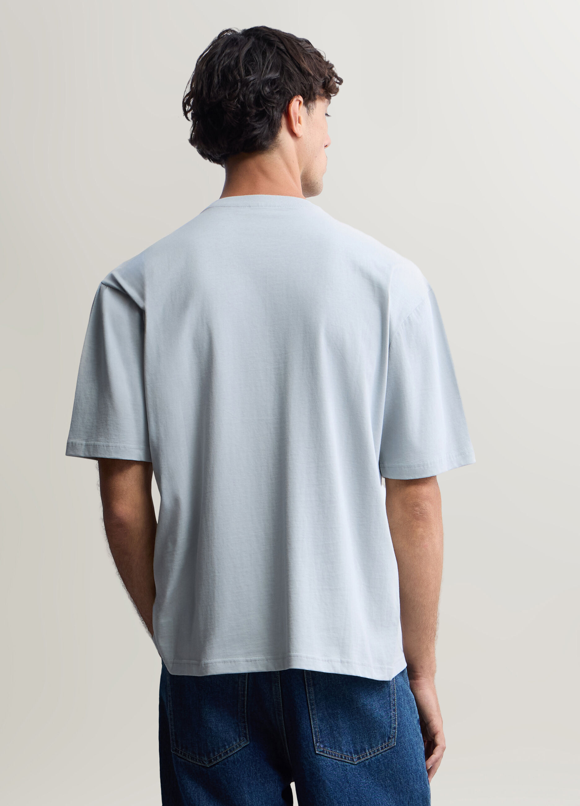 T-shirt girocollo in cotone con stampa Playstation uomo_1