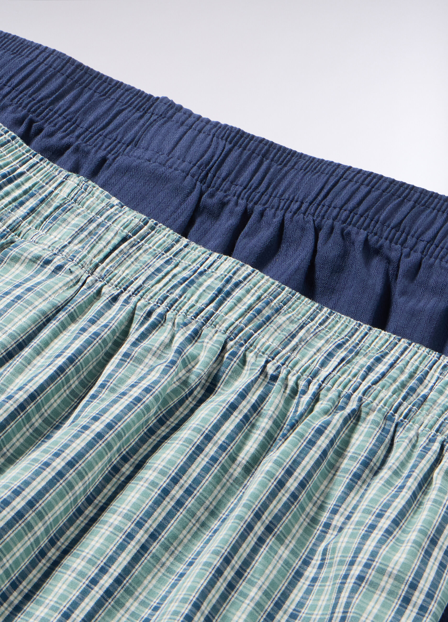 2 pack boxer in tela di cotone a quadri uomo_2