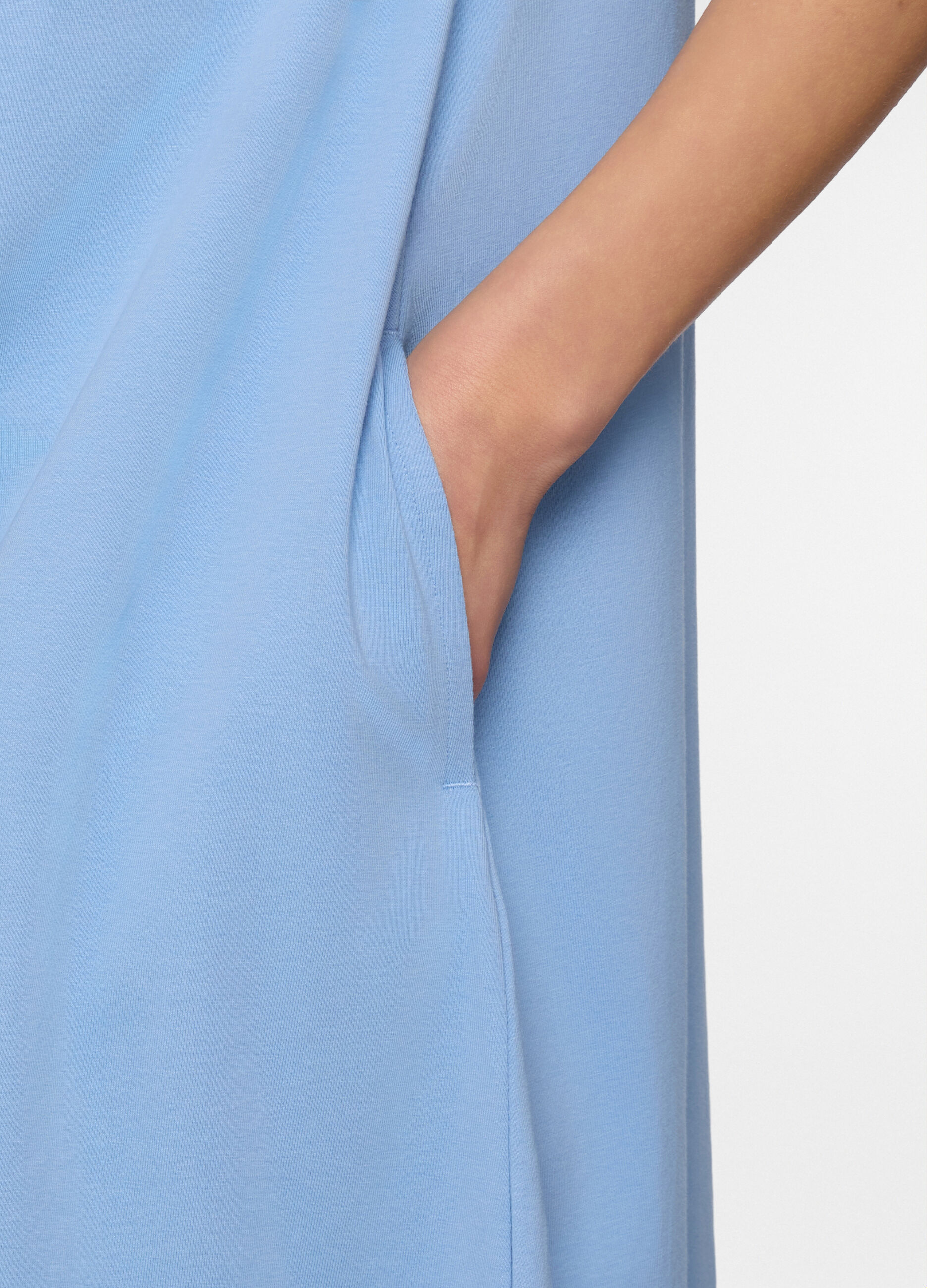 Vestito corto in jersey stretch fit wide donna_2