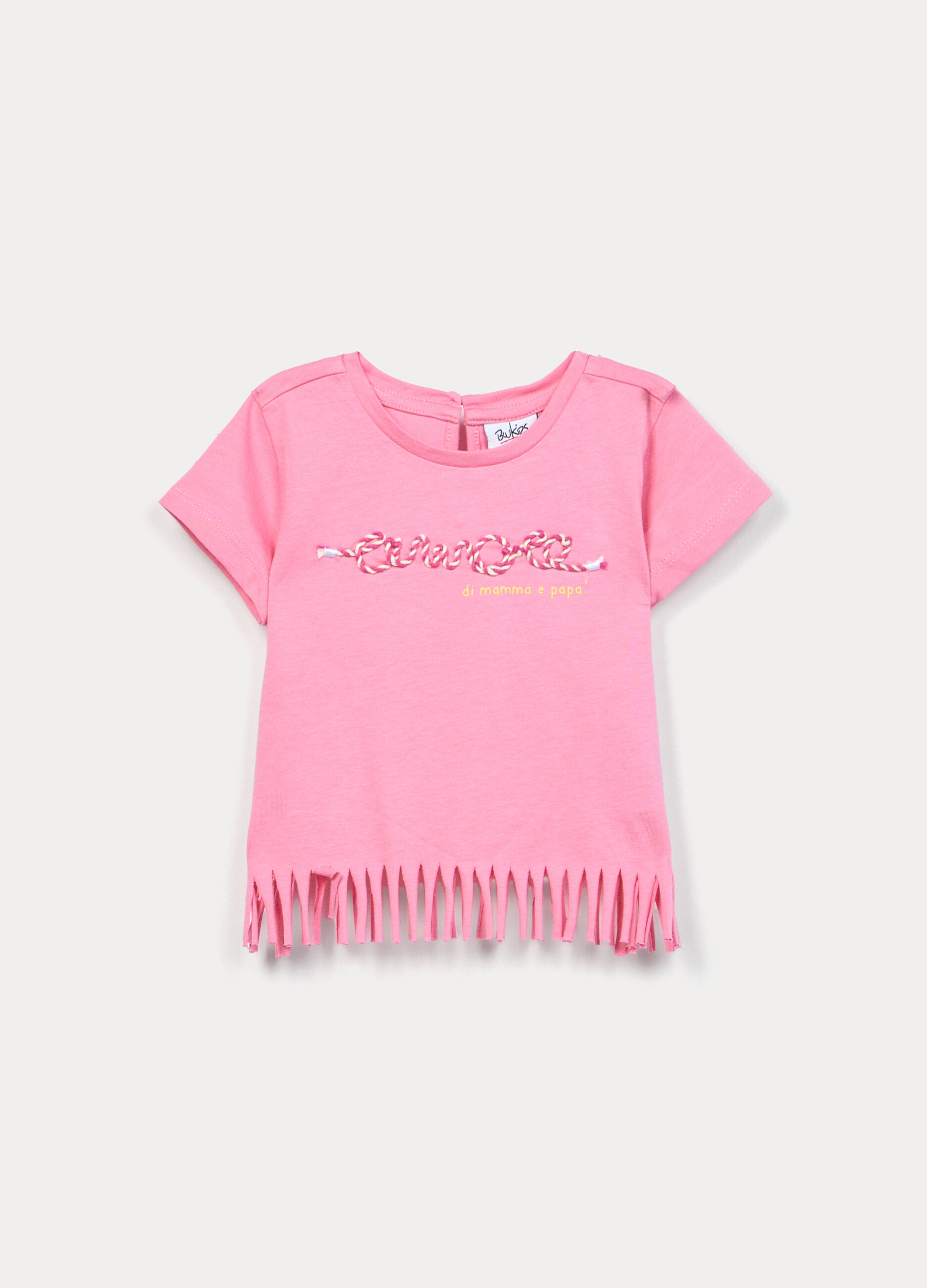 T-shirt in jersey di puro cotone bimba_0