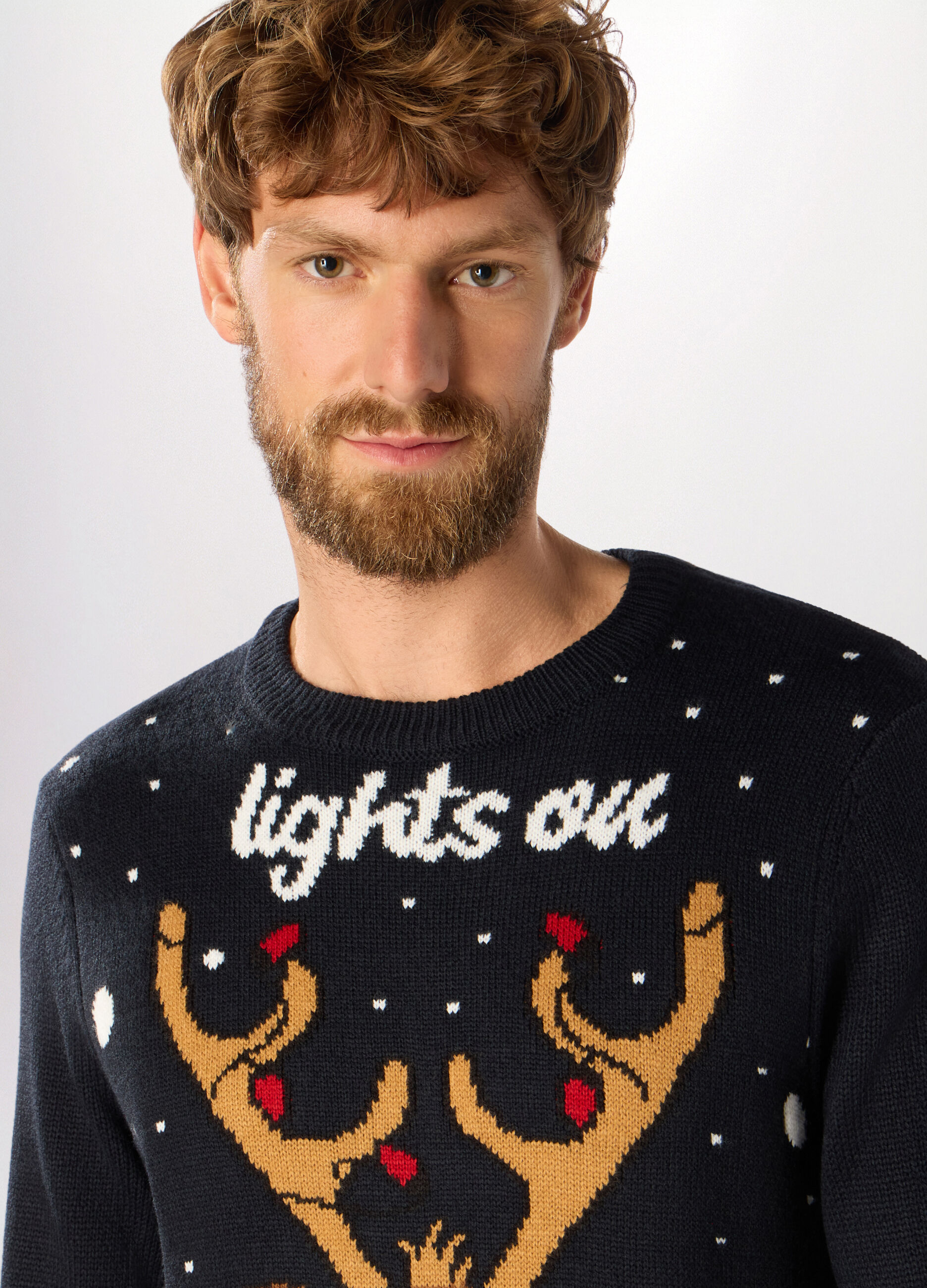 Maglione girocollo con motivo Natale uomo_2