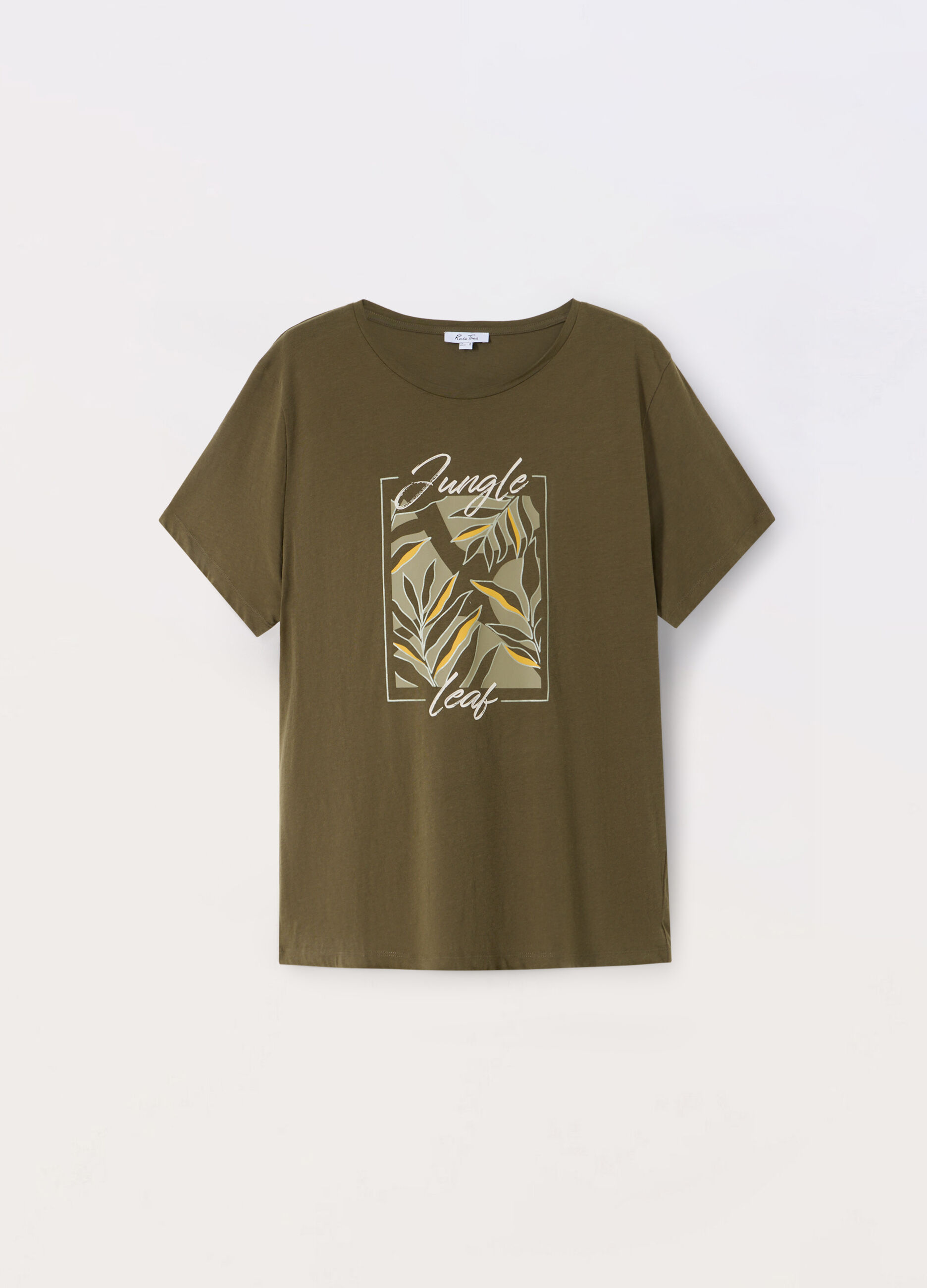 T-shirt in jersey di puro cotone donna curvy_0