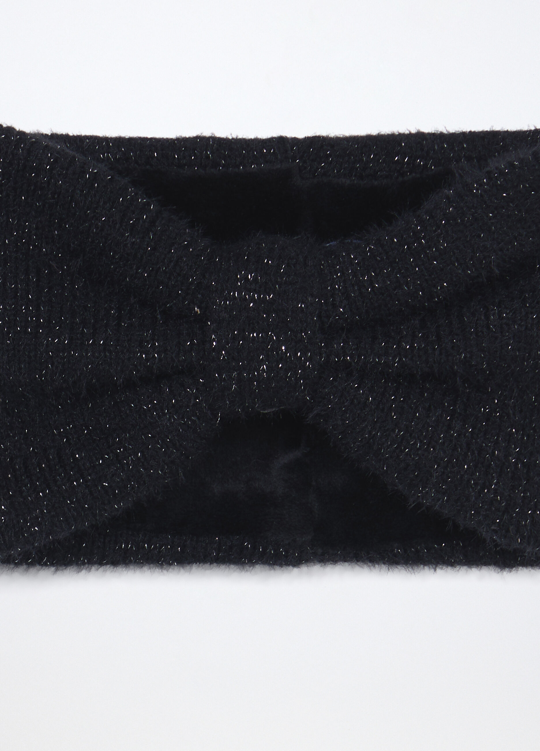 Scaldacollo tricot con filo lurex_2