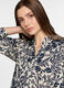 Camicia regular fit con scollo a V in popeline donna_2