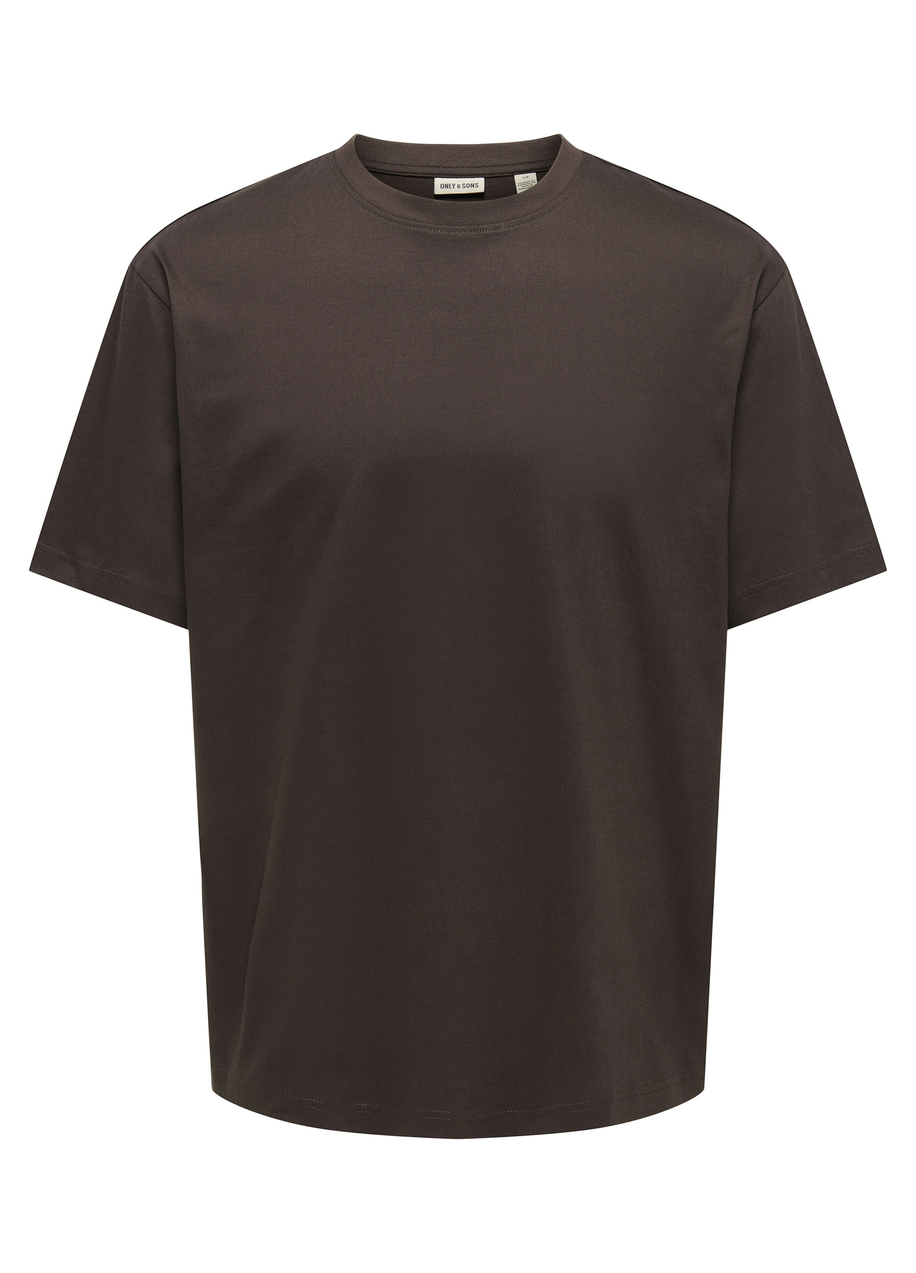 T-shirt girocollo tinta unita uomo_5