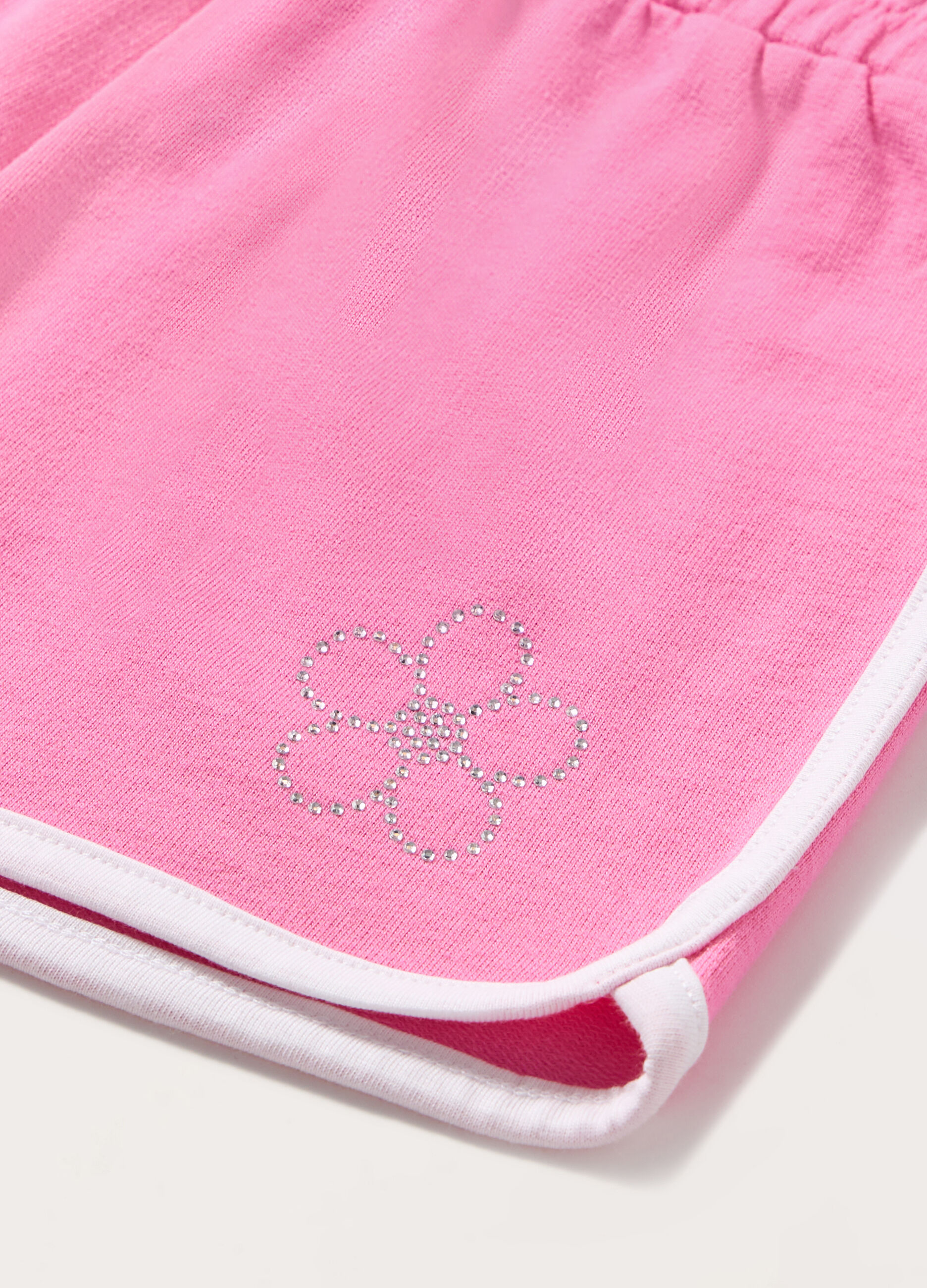 Shorts in french terry bambina_1
