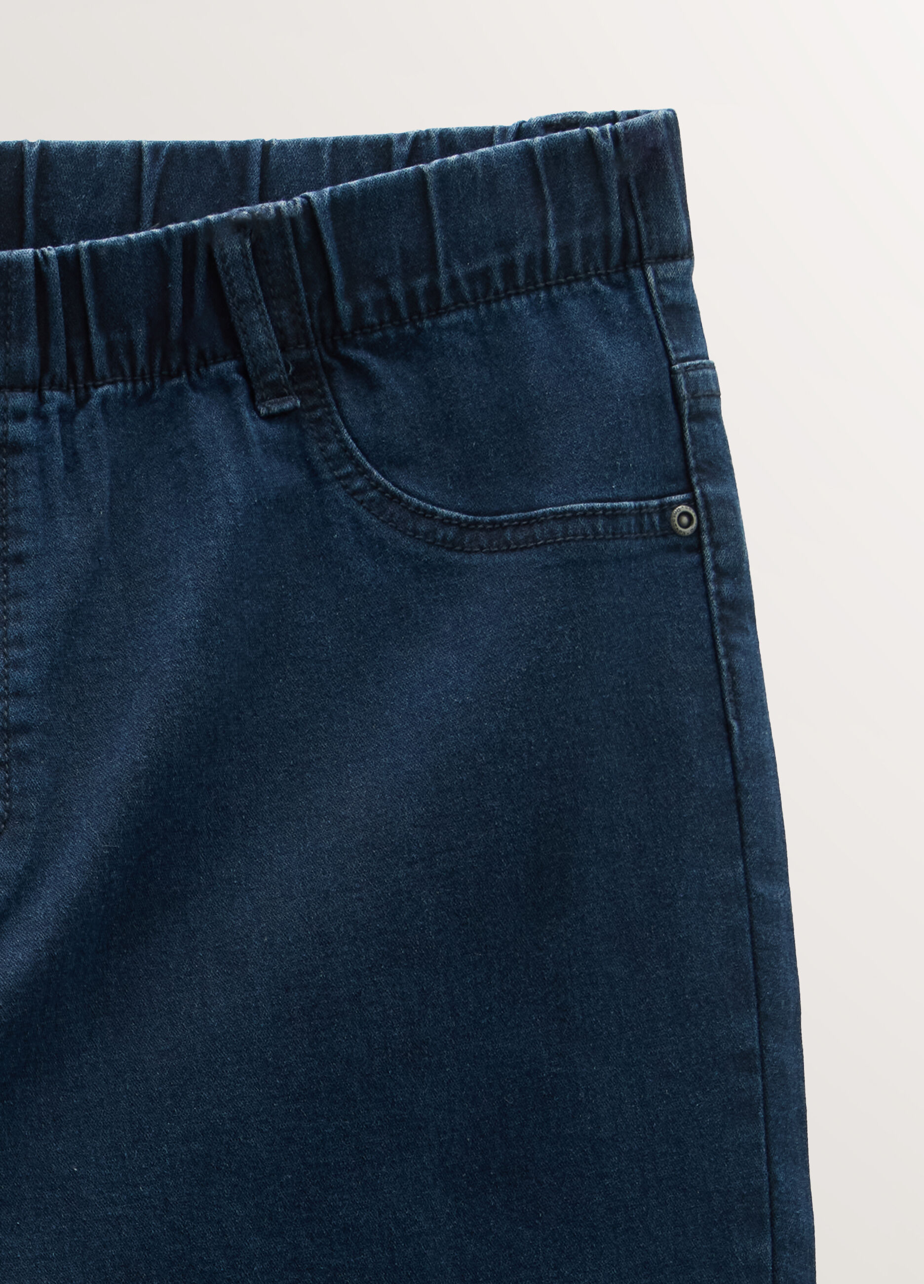 Jeggings Slim Fit in denim di cotone stretch donna curvy_2