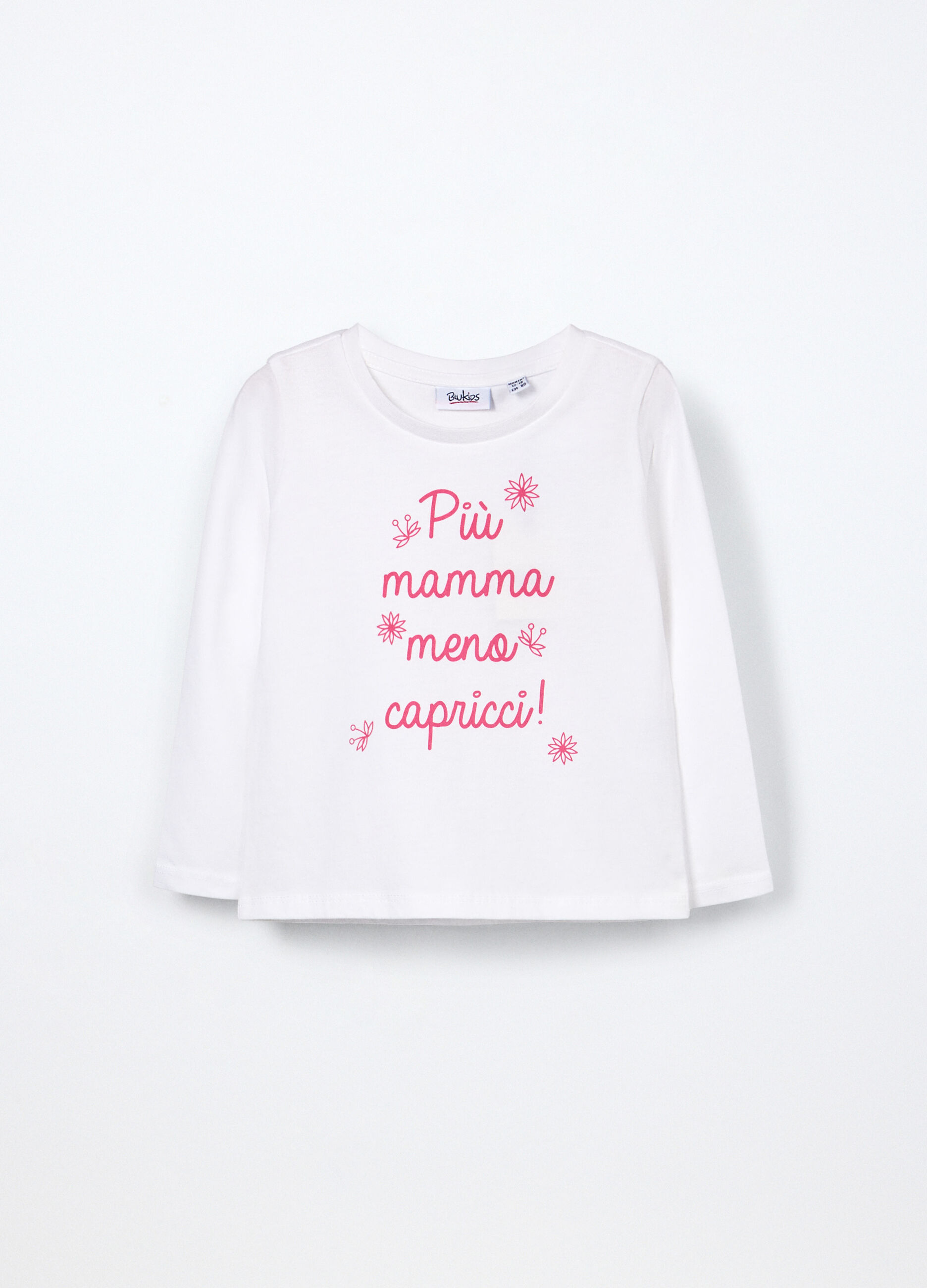 T-shirt in jersey di puro cotone neonata_0