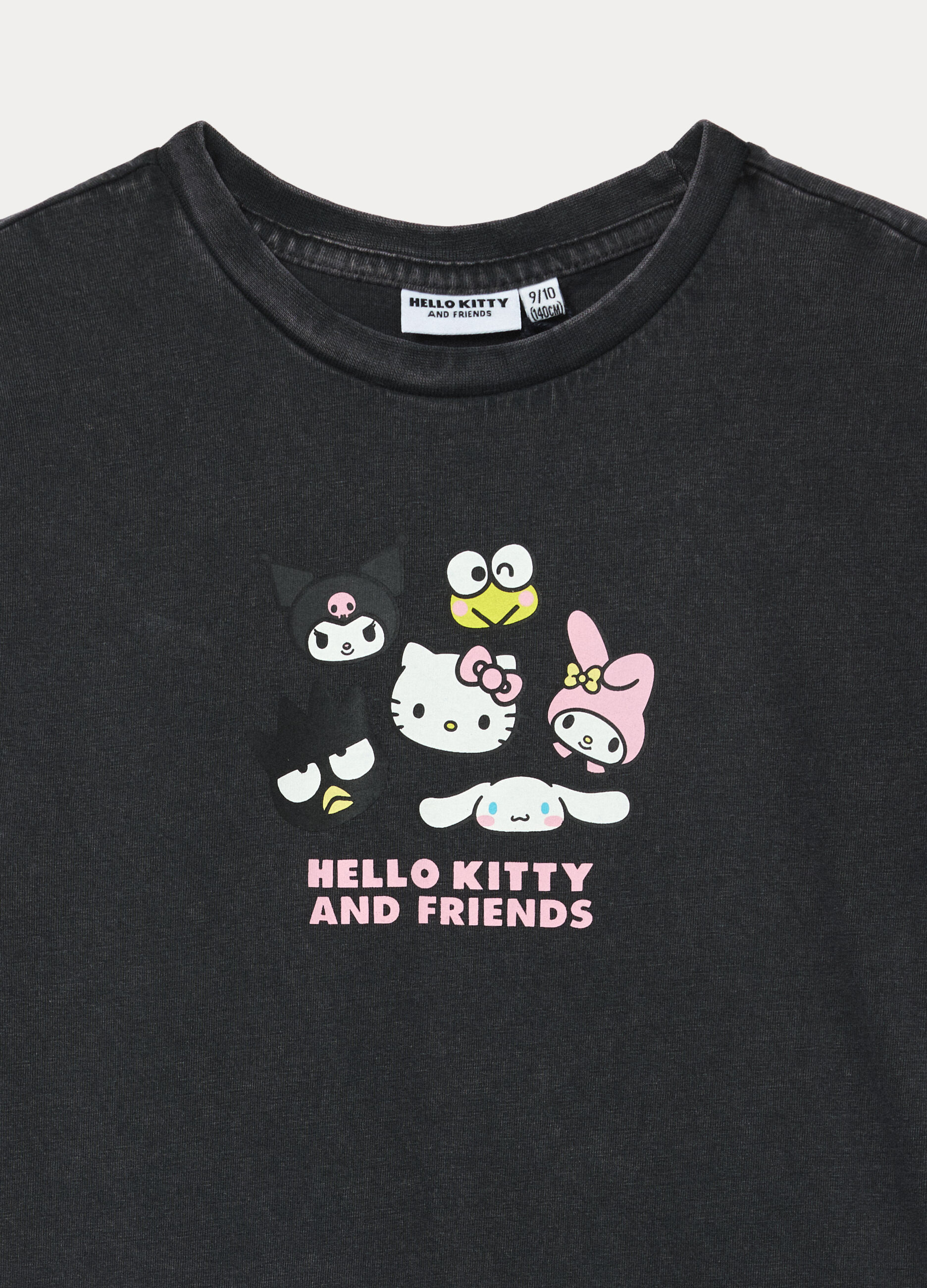 T-shirt Hello Kitty in jersey di puro cotone ragazza