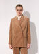 Blazer doppiopetto in velluto corduroy di puro cotone donna_1